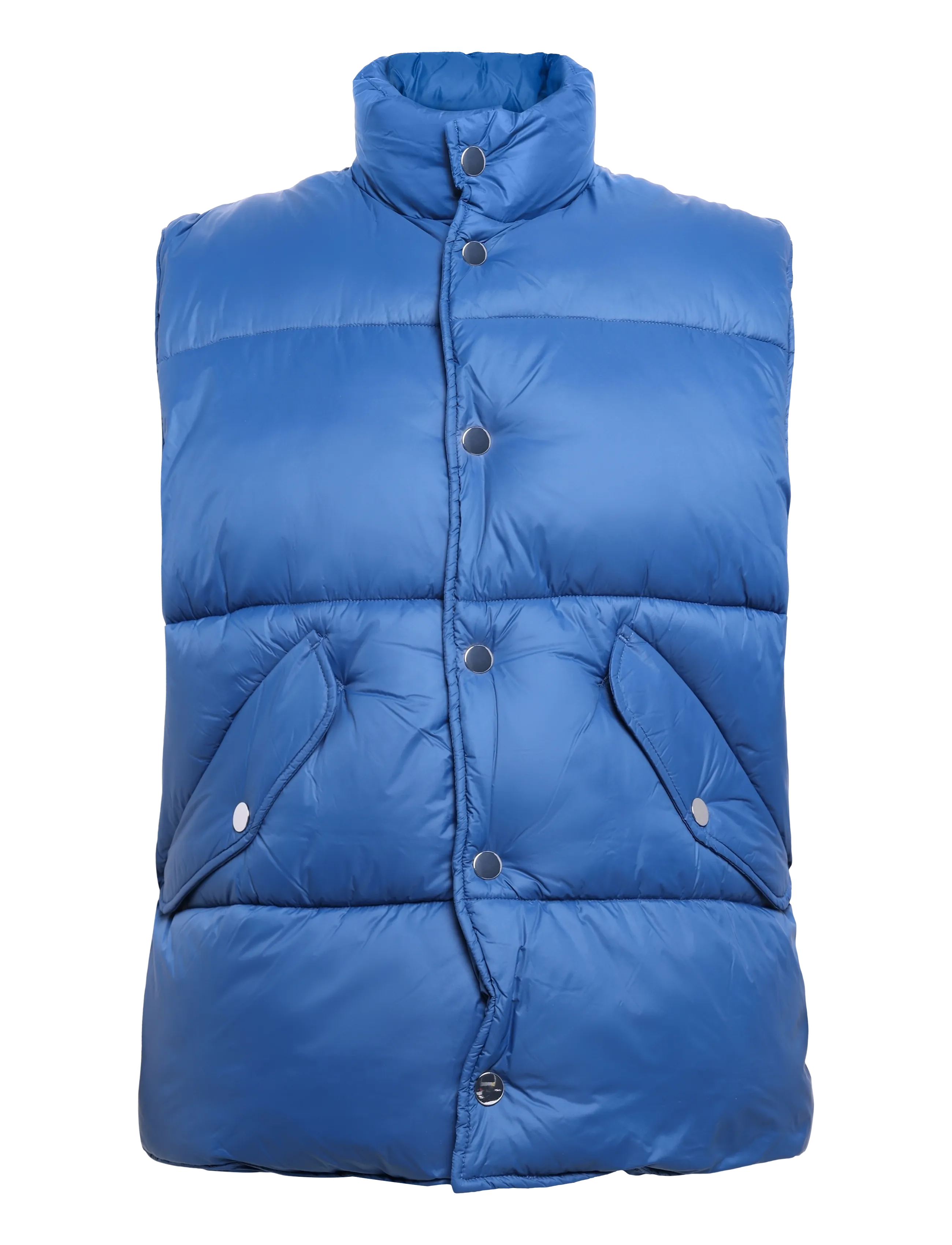 Weekday Ville Vest Puffer - Tøj - BLUE / blue