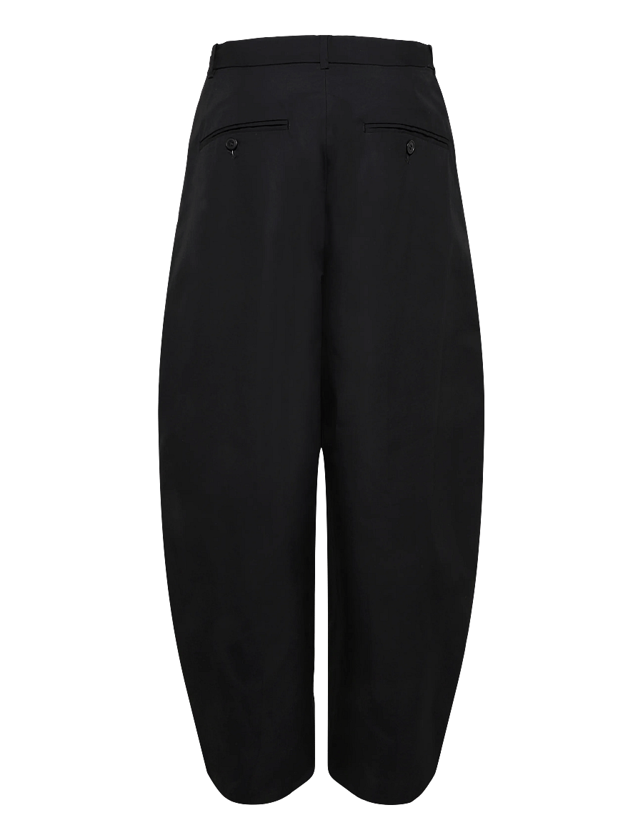 Weekday - Felix Cocoon Chino Trousers - chinos - black - 1