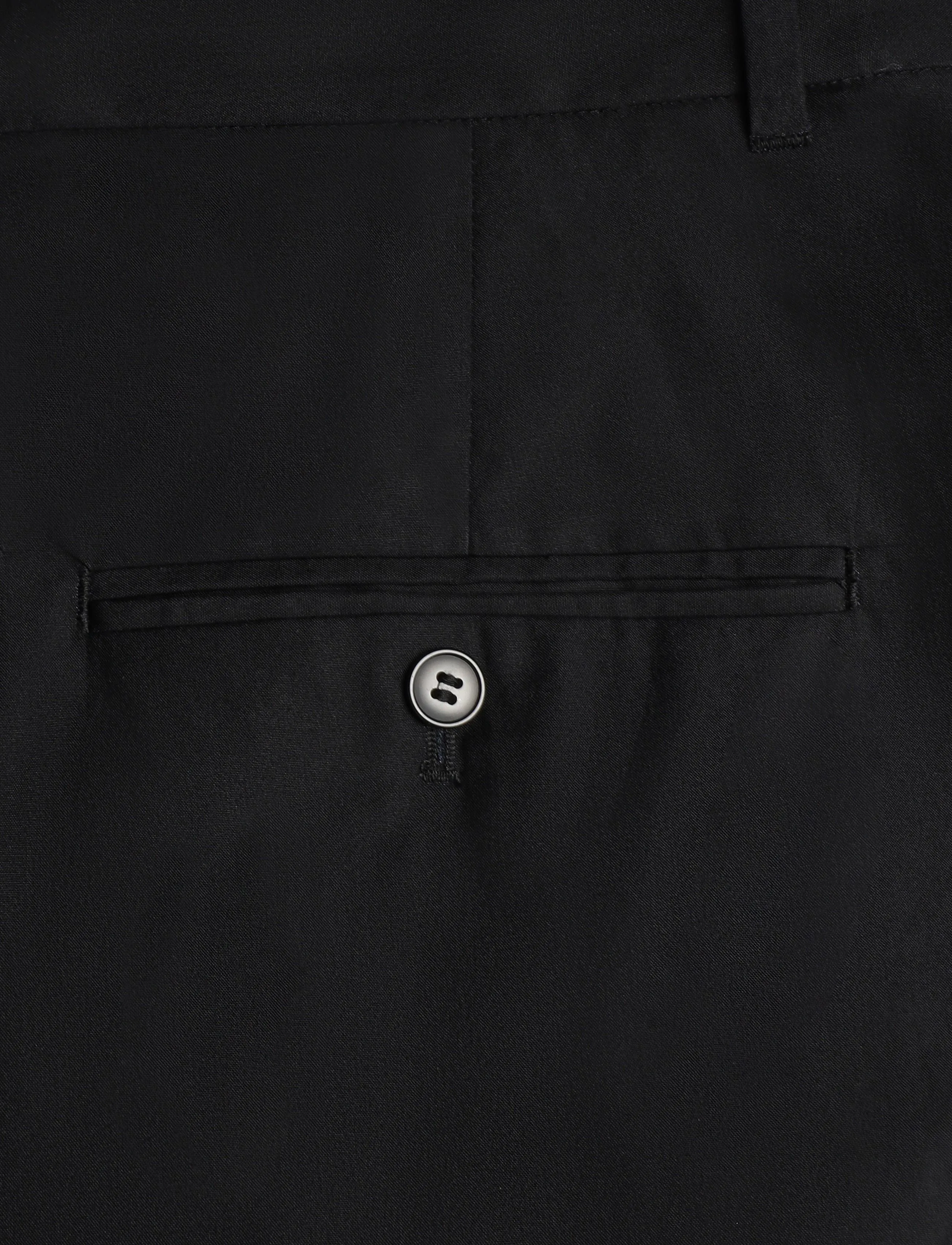 Weekday - Felix Cocoon Chino Trousers - chinos - black - 4