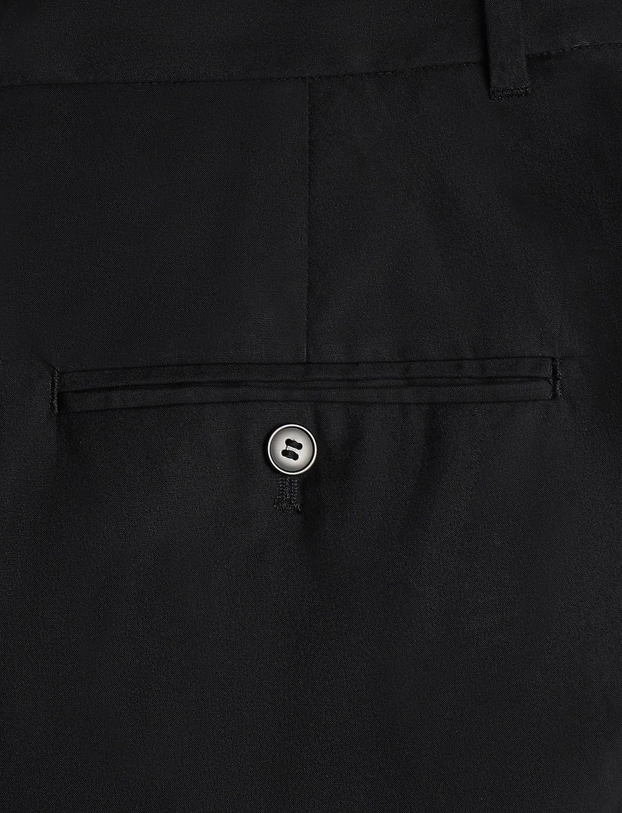 Weekday - Felix Cocoon Chino Trousers - chinos - black - 4