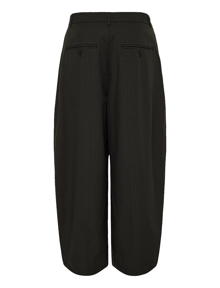 Weekday - Felix Cocoon Chino Trousers - chinos - brown check - 1