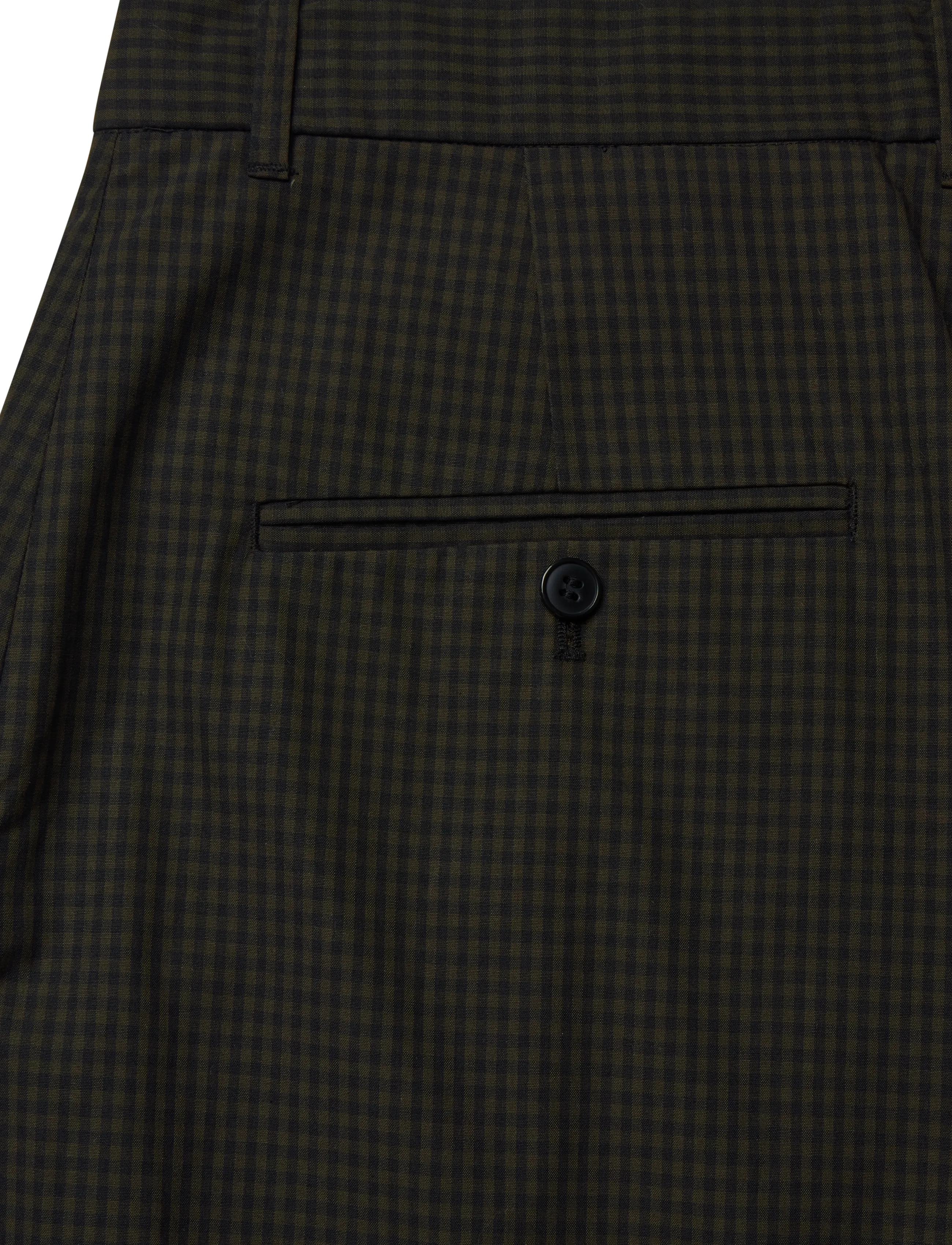Weekday - Felix Cocoon Chino Trousers - brown check - 2