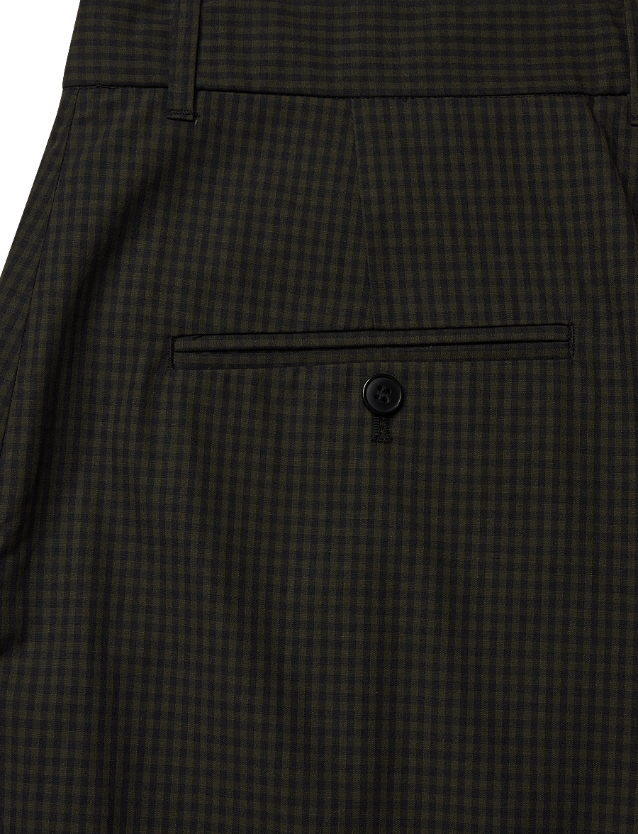 Weekday - Felix Cocoon Chino Trousers - chinos - brown check - 2