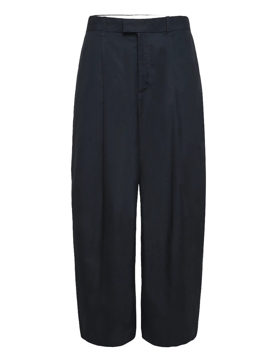 Weekday - Felix Cocoon Chino Trousers - chinos - navy - 0