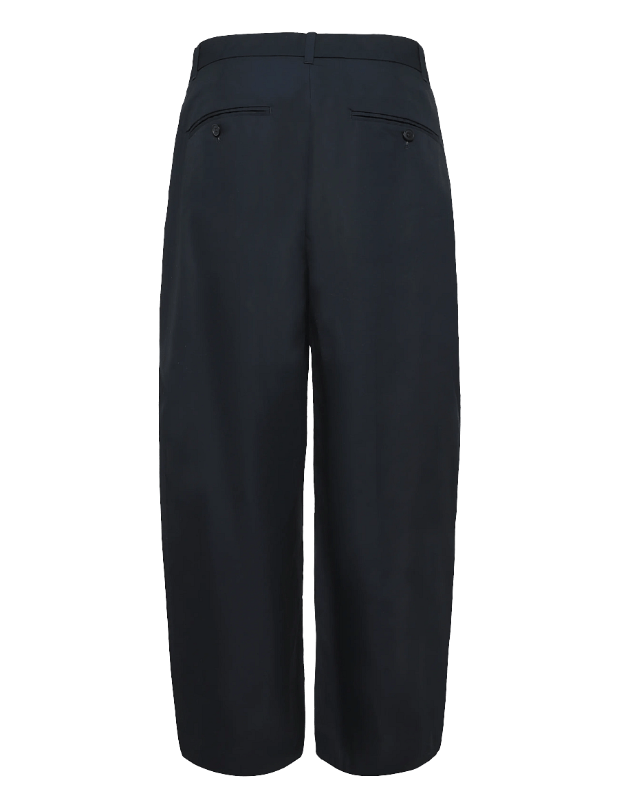 Weekday - Felix Cocoon Chino Trousers - chinos - navy - 1