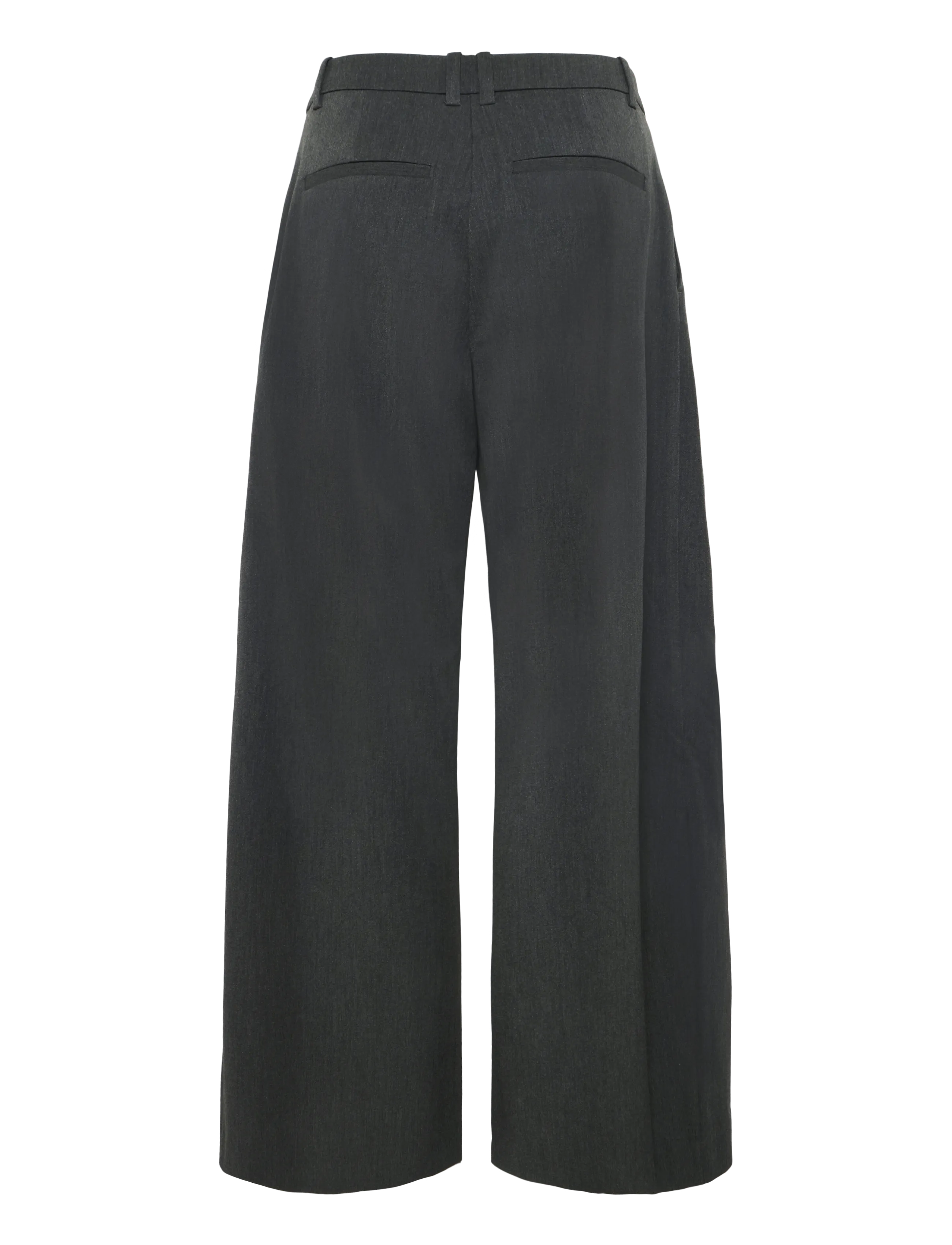 Weekday - Yuka Pleated Suiting Trousers - pidulikud püksid - dark grey - 2