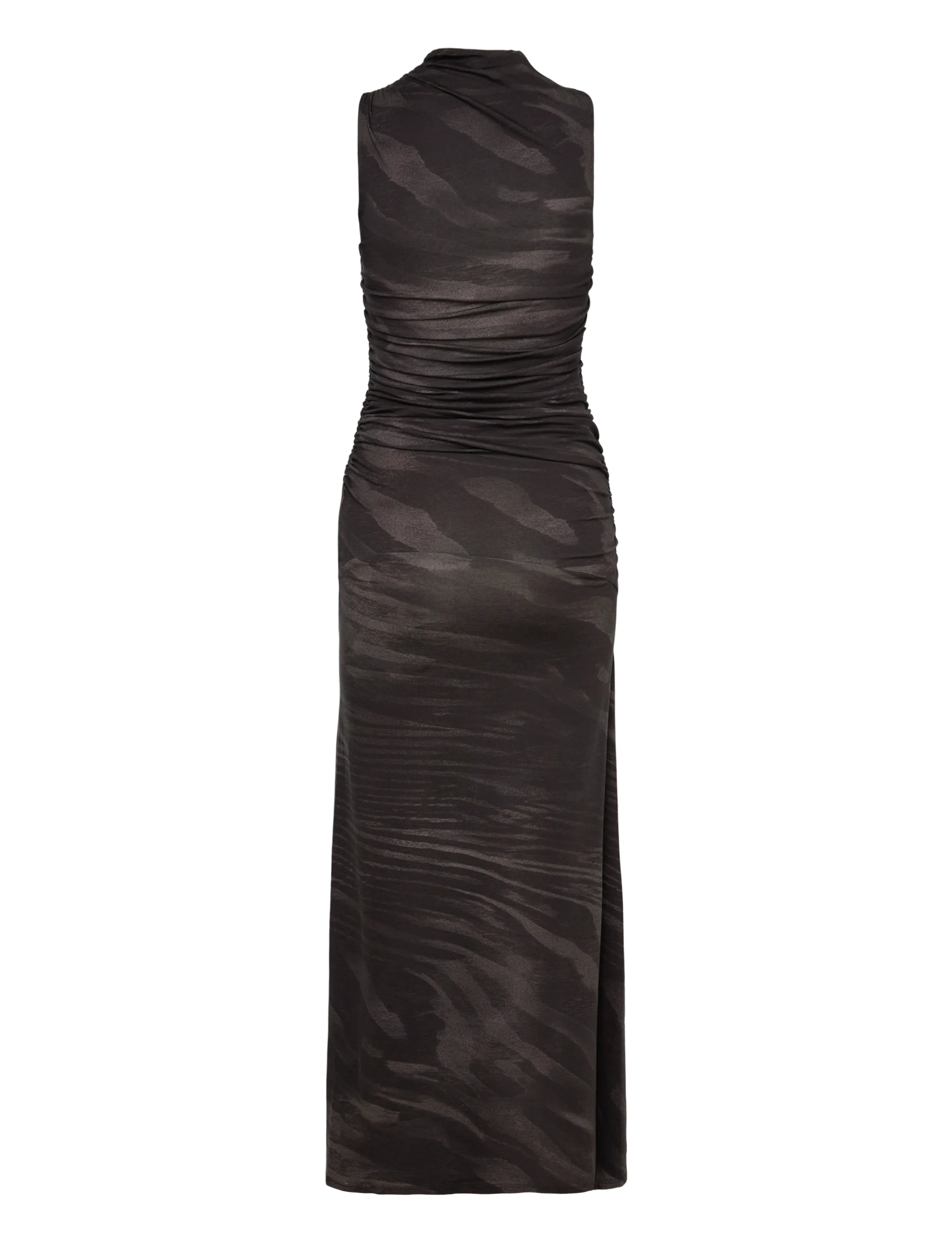 Weekday - Printed Maxi Dress - maksikleidid - black - 1