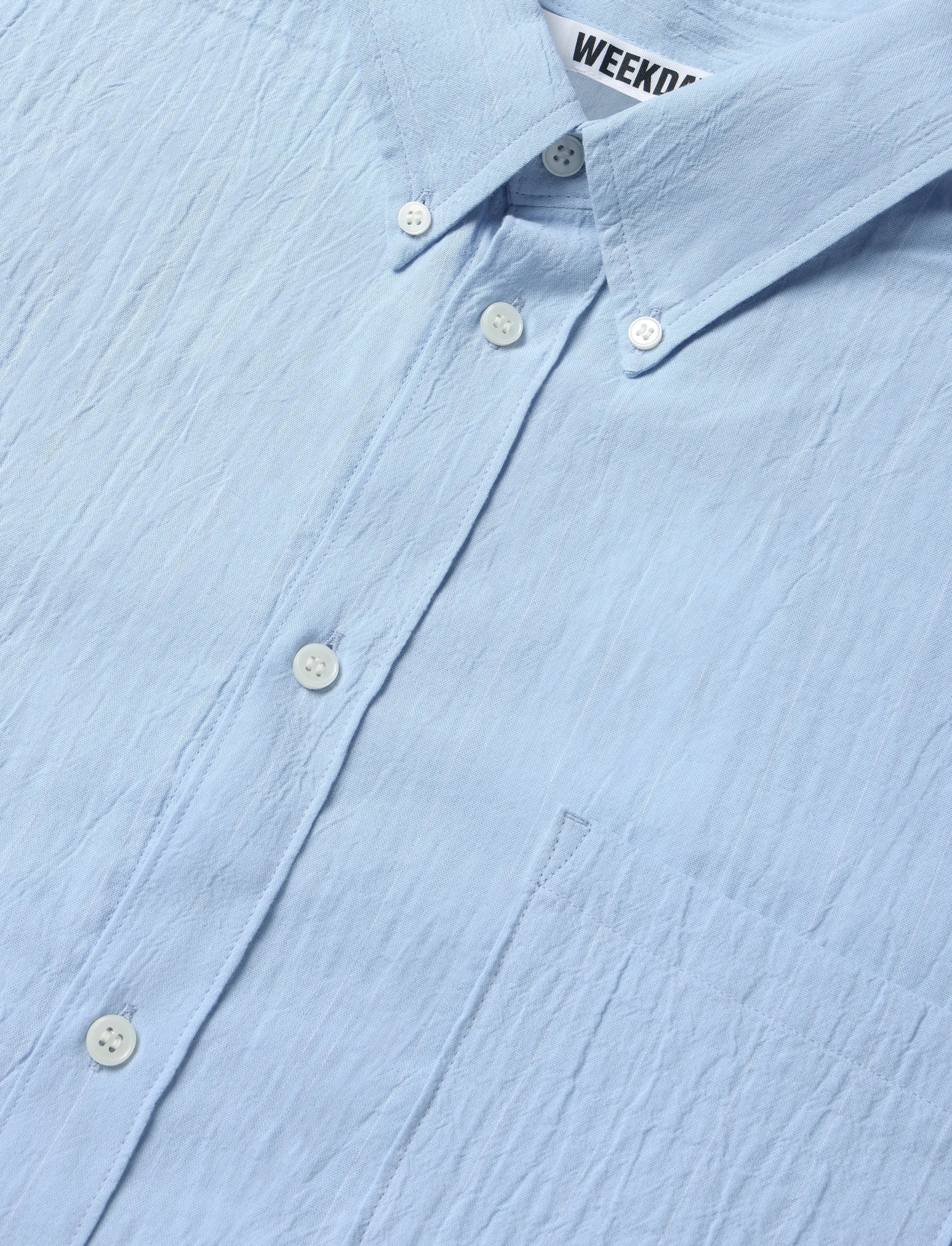 Weekday - Structured Long Sleeve Shirt - gestreifte hemden - blue light - 2