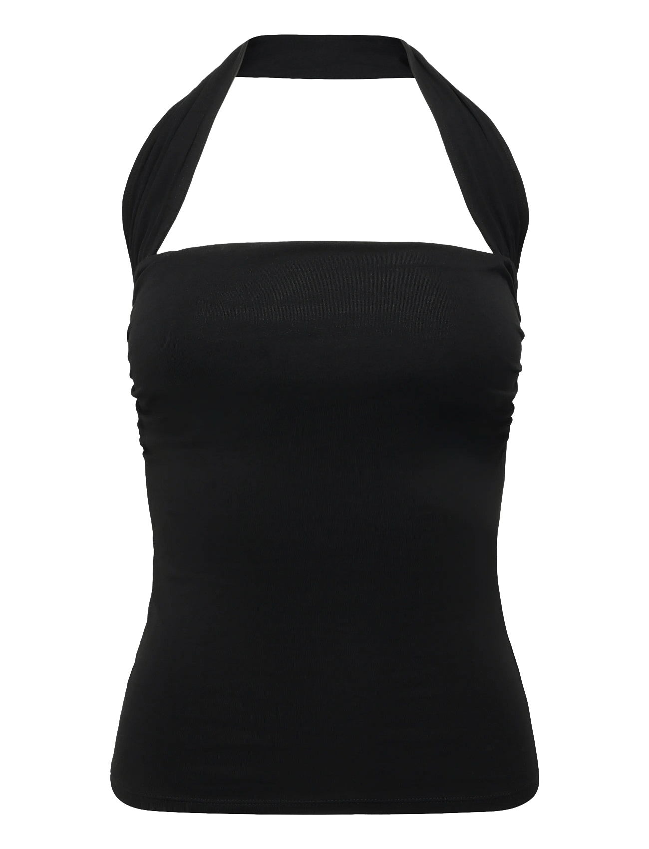 Weekday Square Neck Halter Top - Black - L