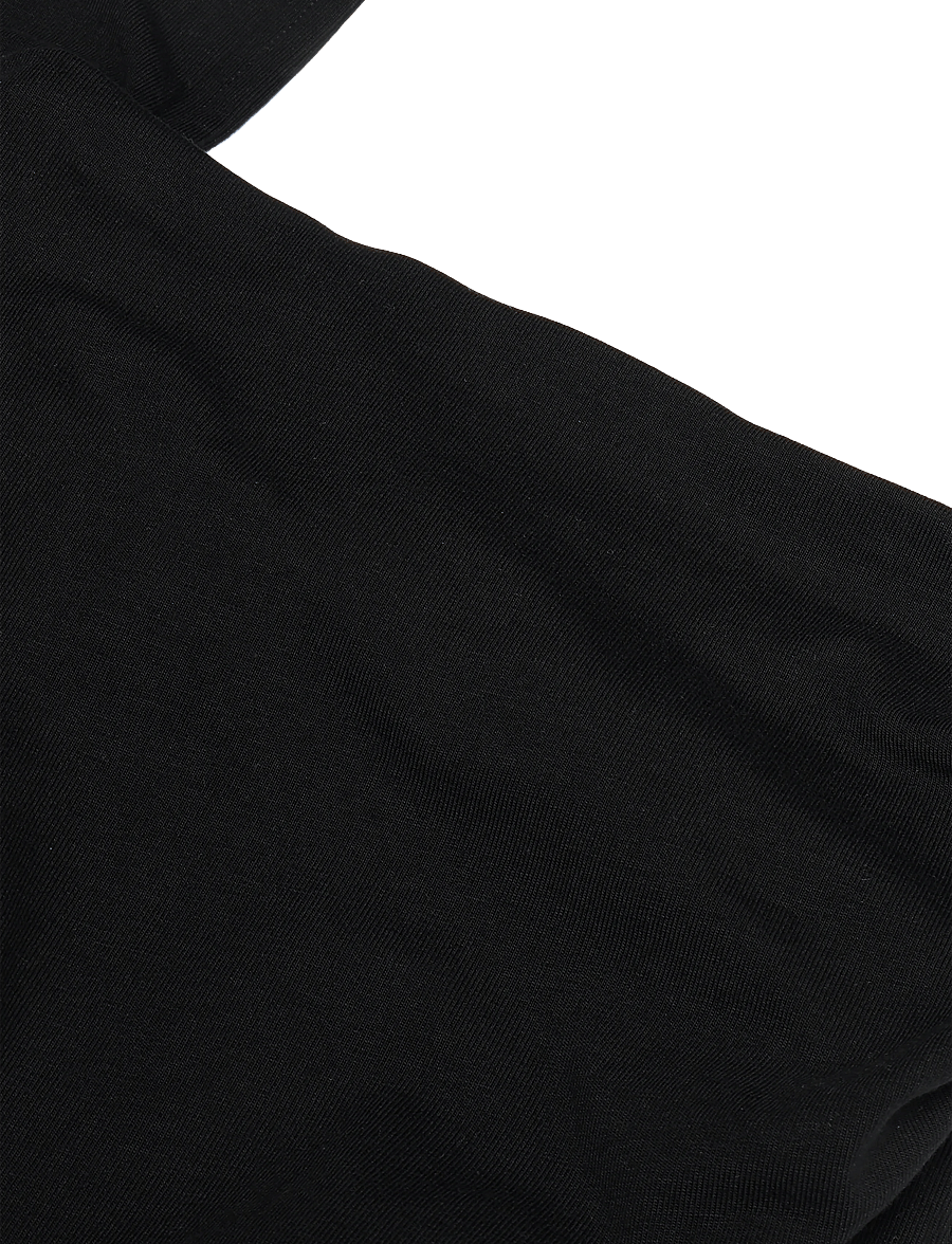 Weekday - Square Neck Halter Top - tanktops - black - 2