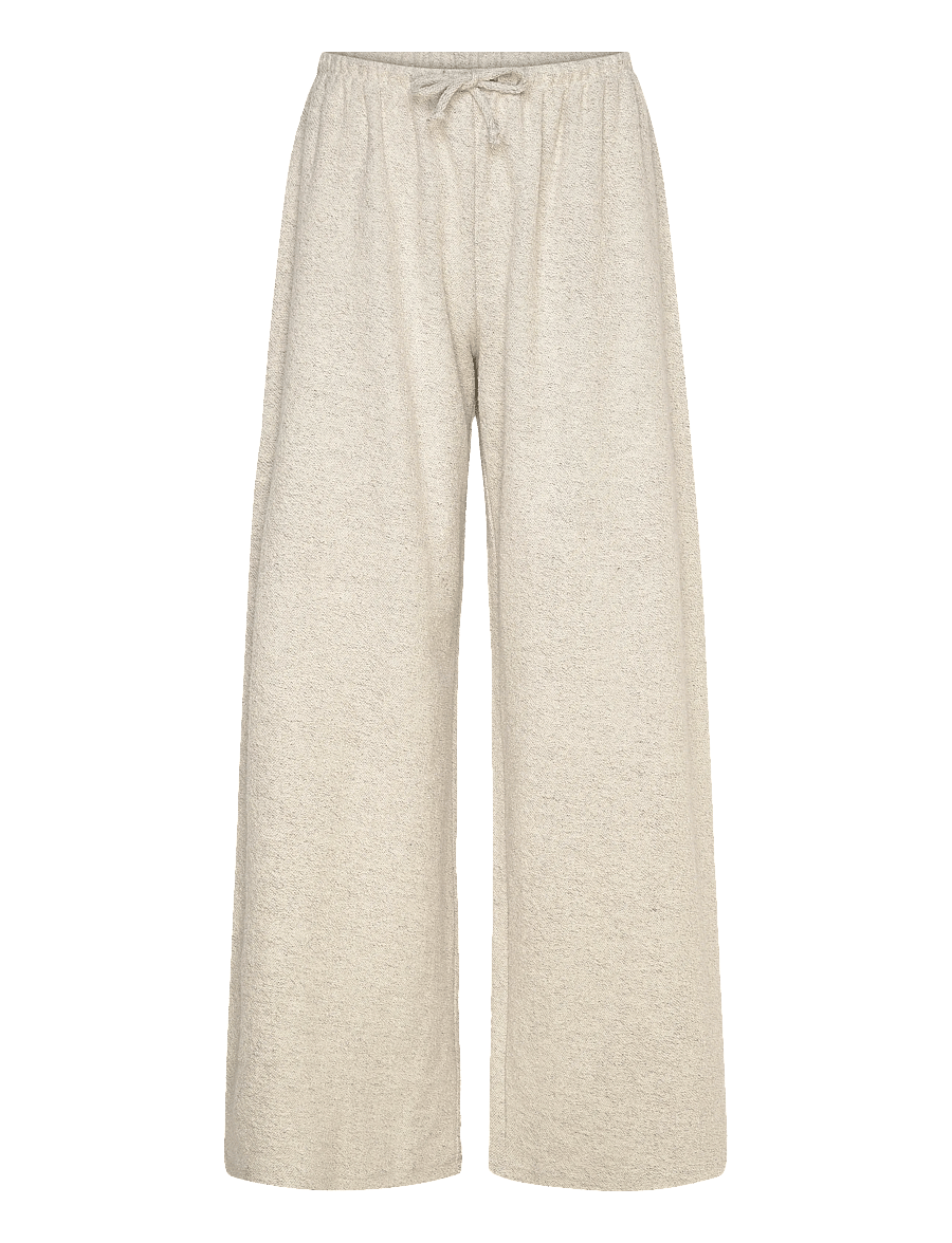 Weekday - Turned Terry Trousers - mados tendencijos - grey melange - 1