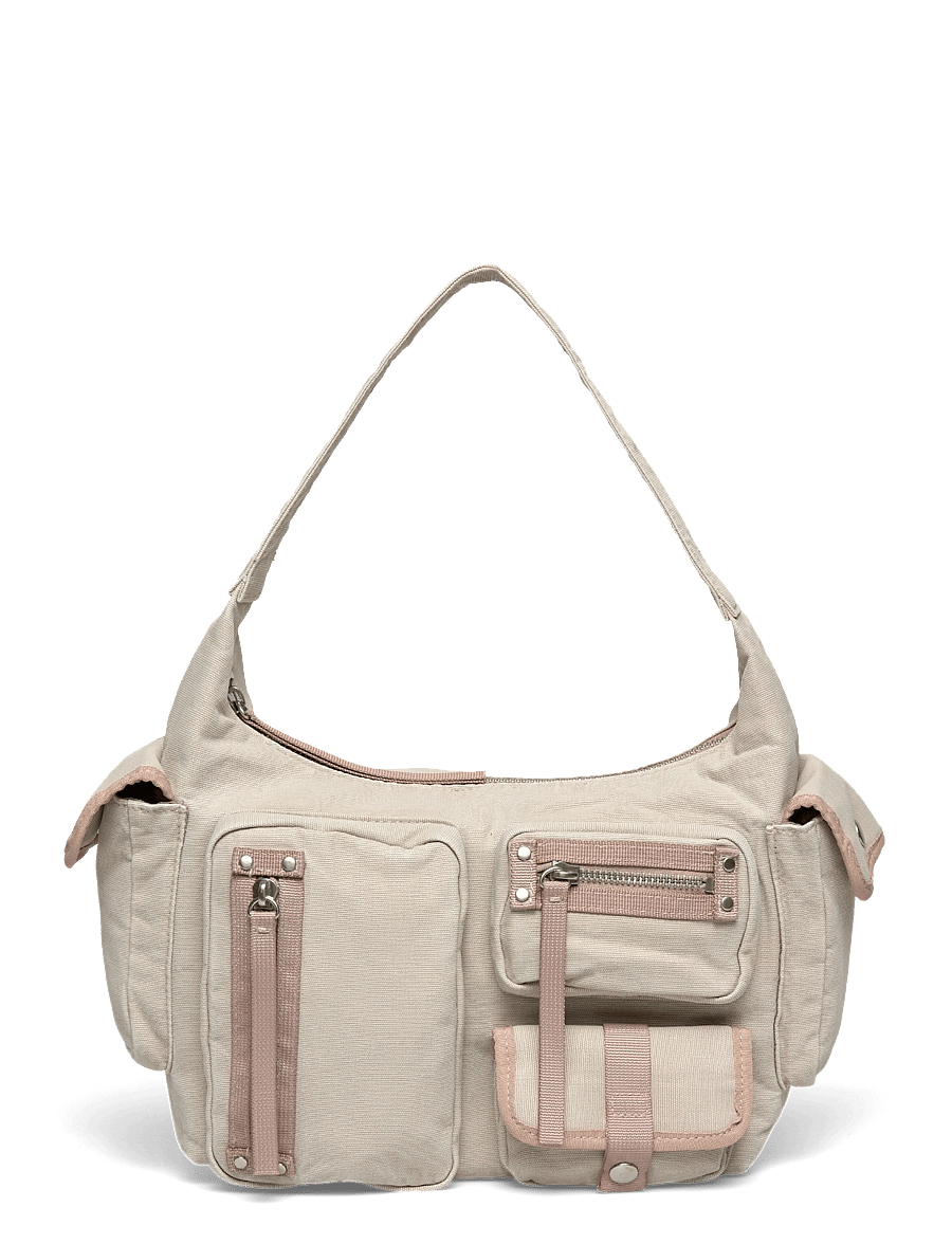 Weekday - Multi-pocket Shoulder Bag - modetrends - beige - 0