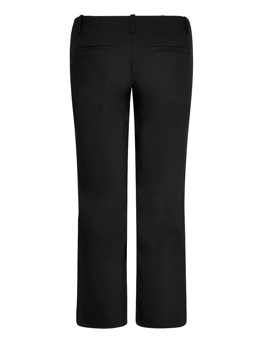Weekday - Mei Cropped Suiting Trousers - tailored trousers - black - 1