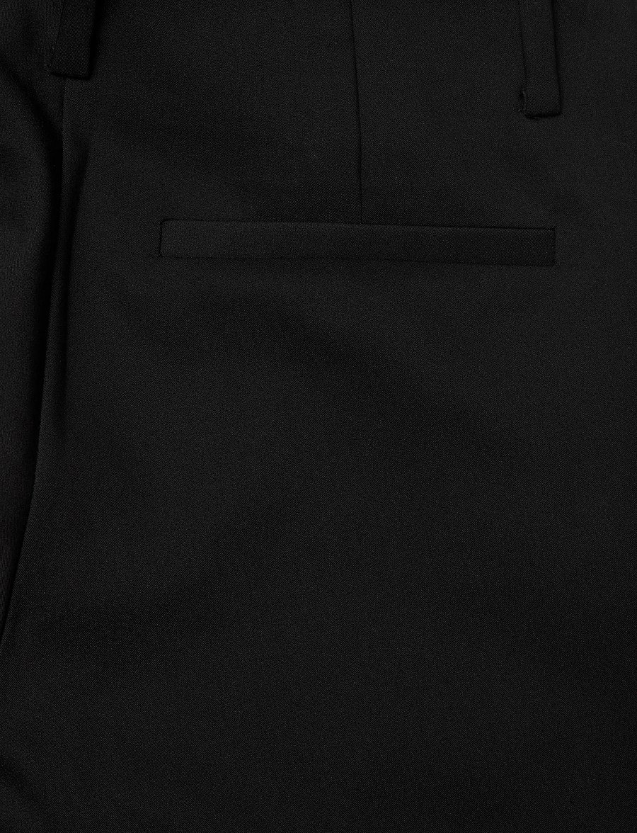 Weekday - Mei Cropped Suiting Trousers - tailored trousers - black - 4