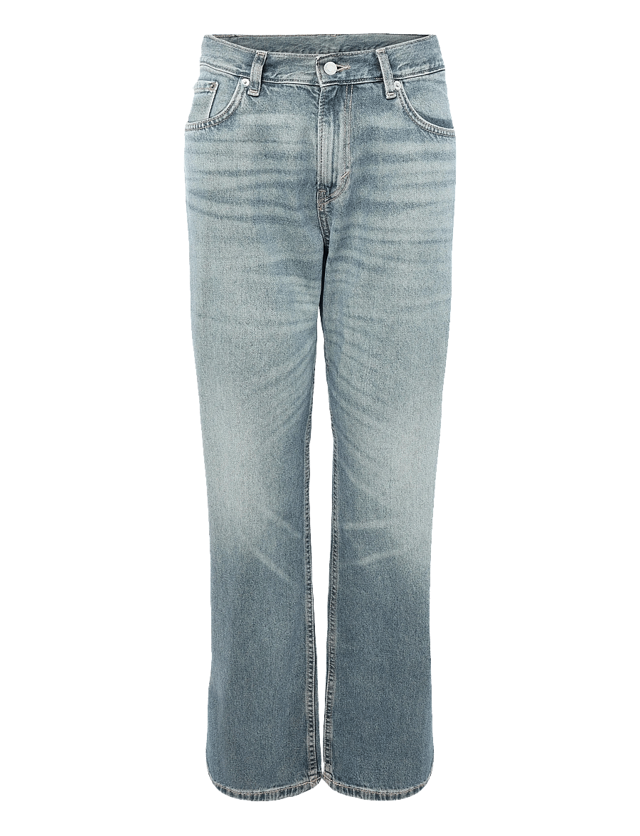Weekday - Sky Low Bootcut Jeans - normale jeans - grid blue - 1