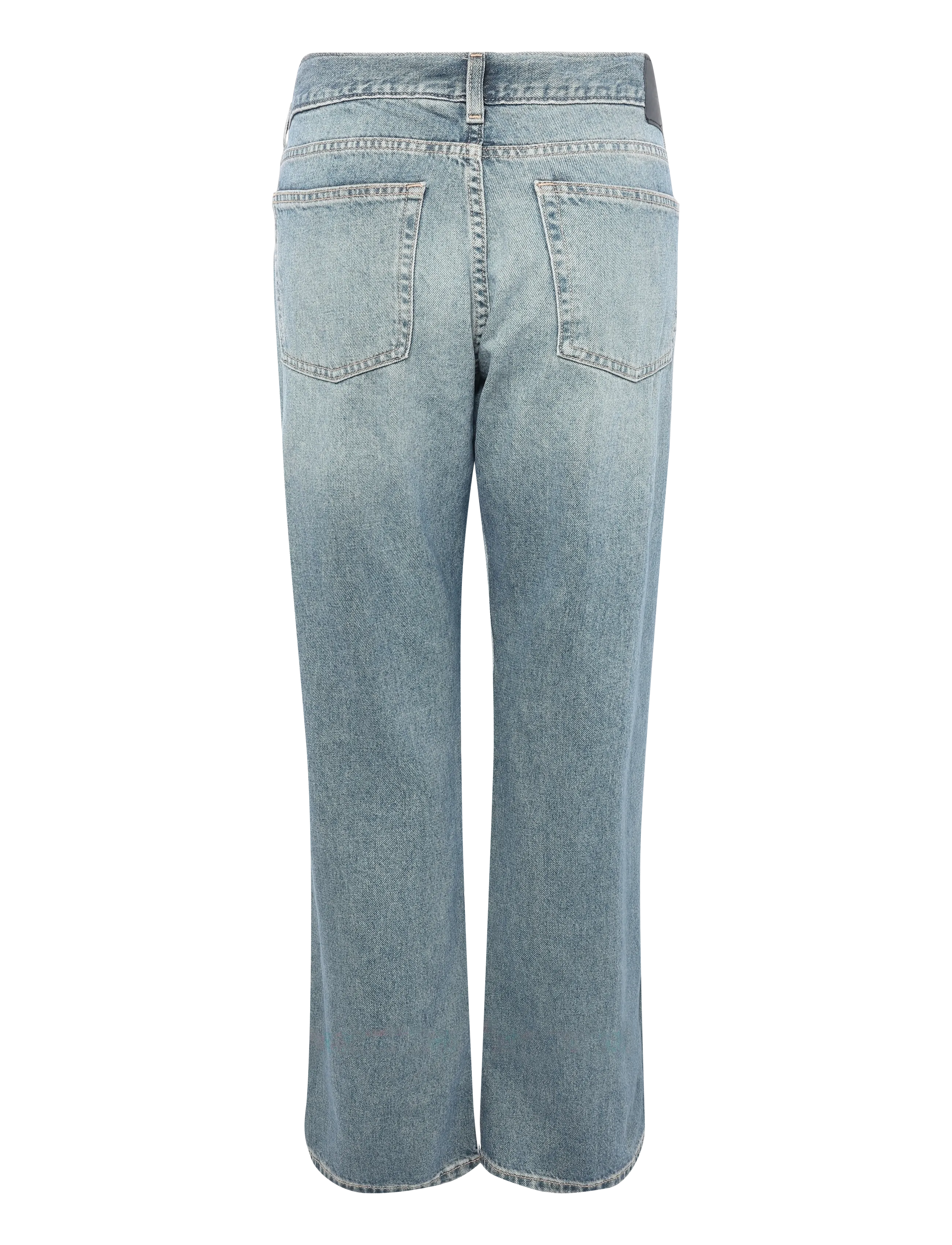 Weekday - Sky Low Bootcut Jeans - regular jeans - grid blue - 1