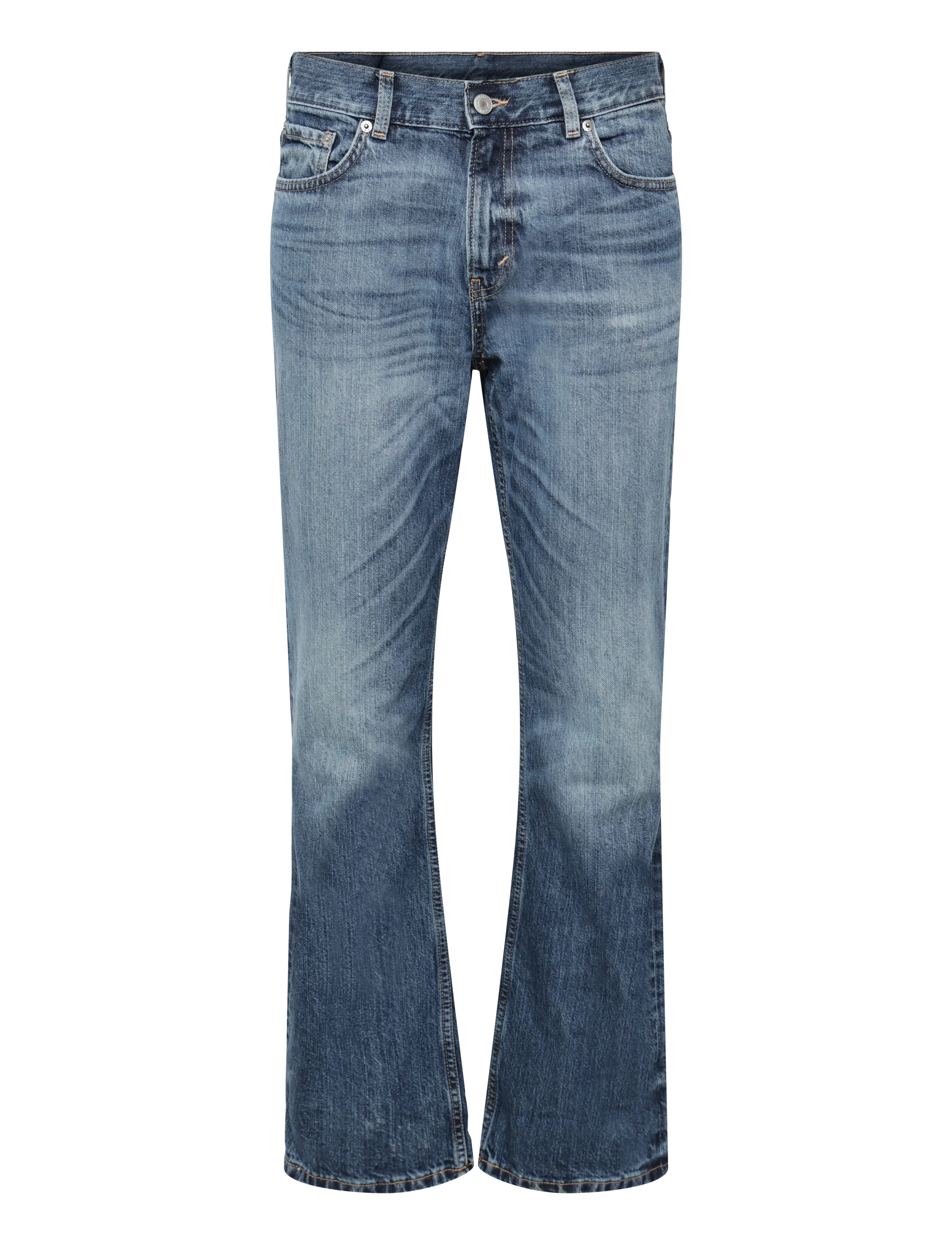 Weekday Sky low rise regular bootcut jeans - Tøj - MILANO BLUE / blue