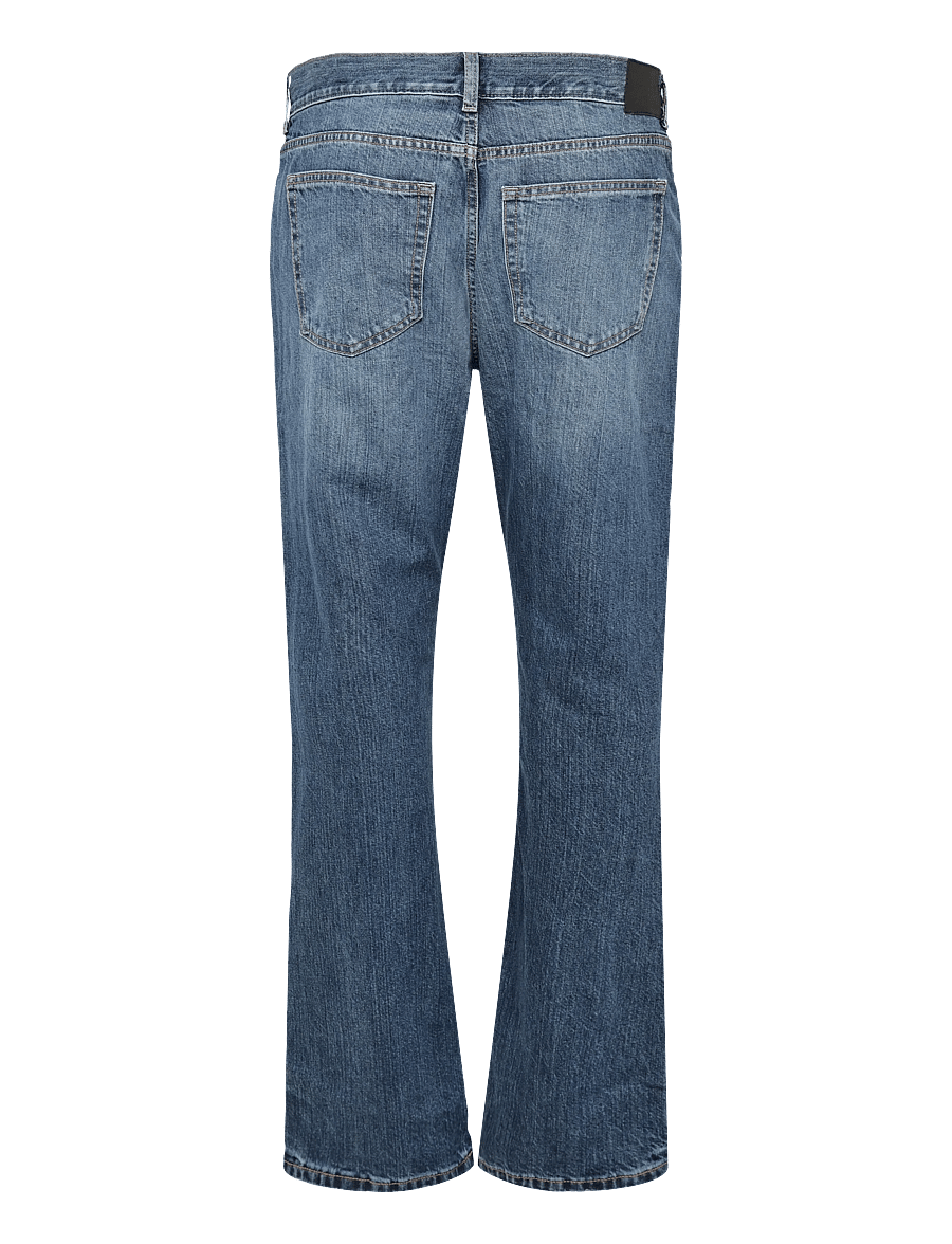 Weekday - Sky low rise regular bootcut jeans - regular jeans - milano blue - 1