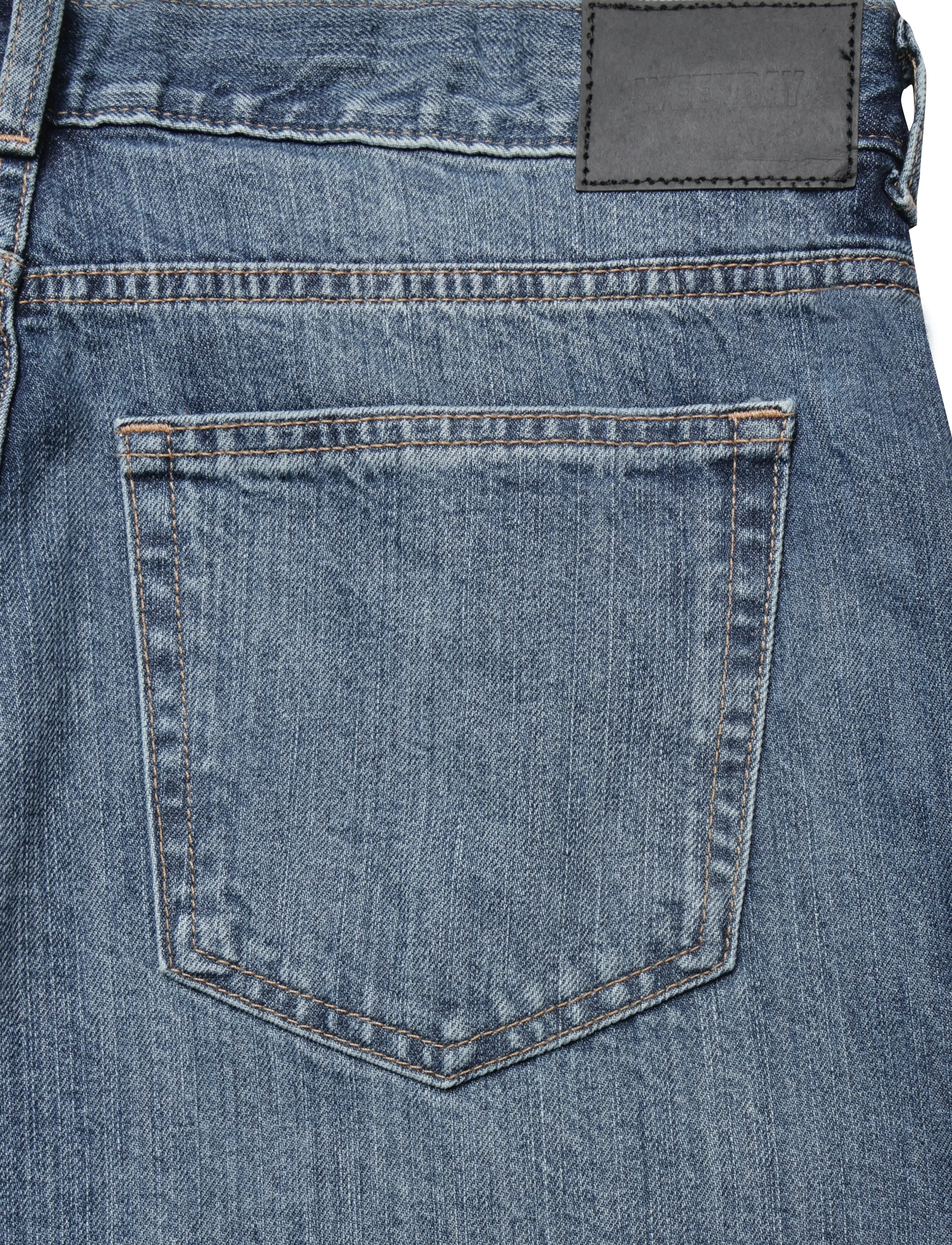 Weekday - Sky low rise regular bootcut jeans - regular jeans - milano blue - 4