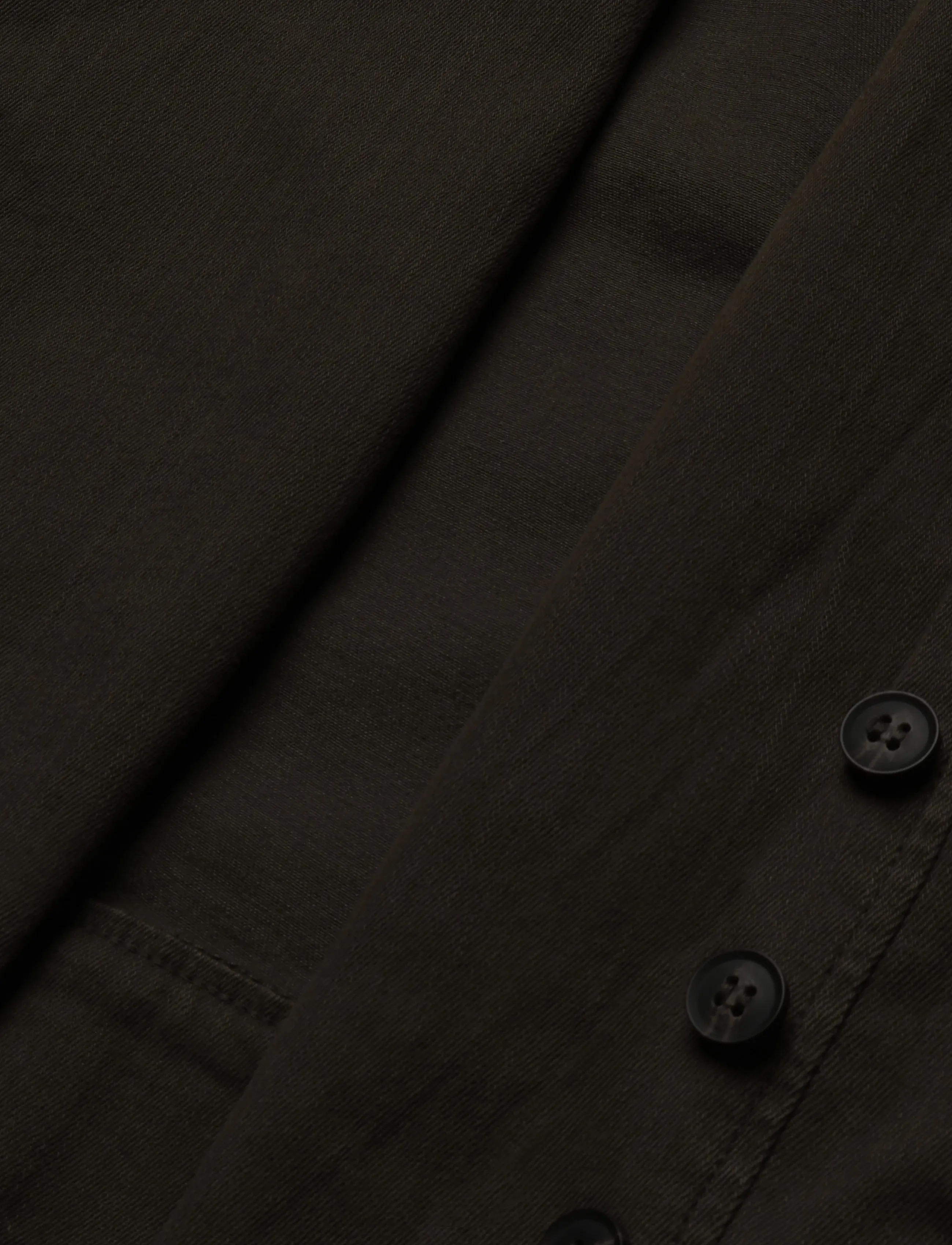 Weekday - Double breasted top jacket - dark khaki green - 4