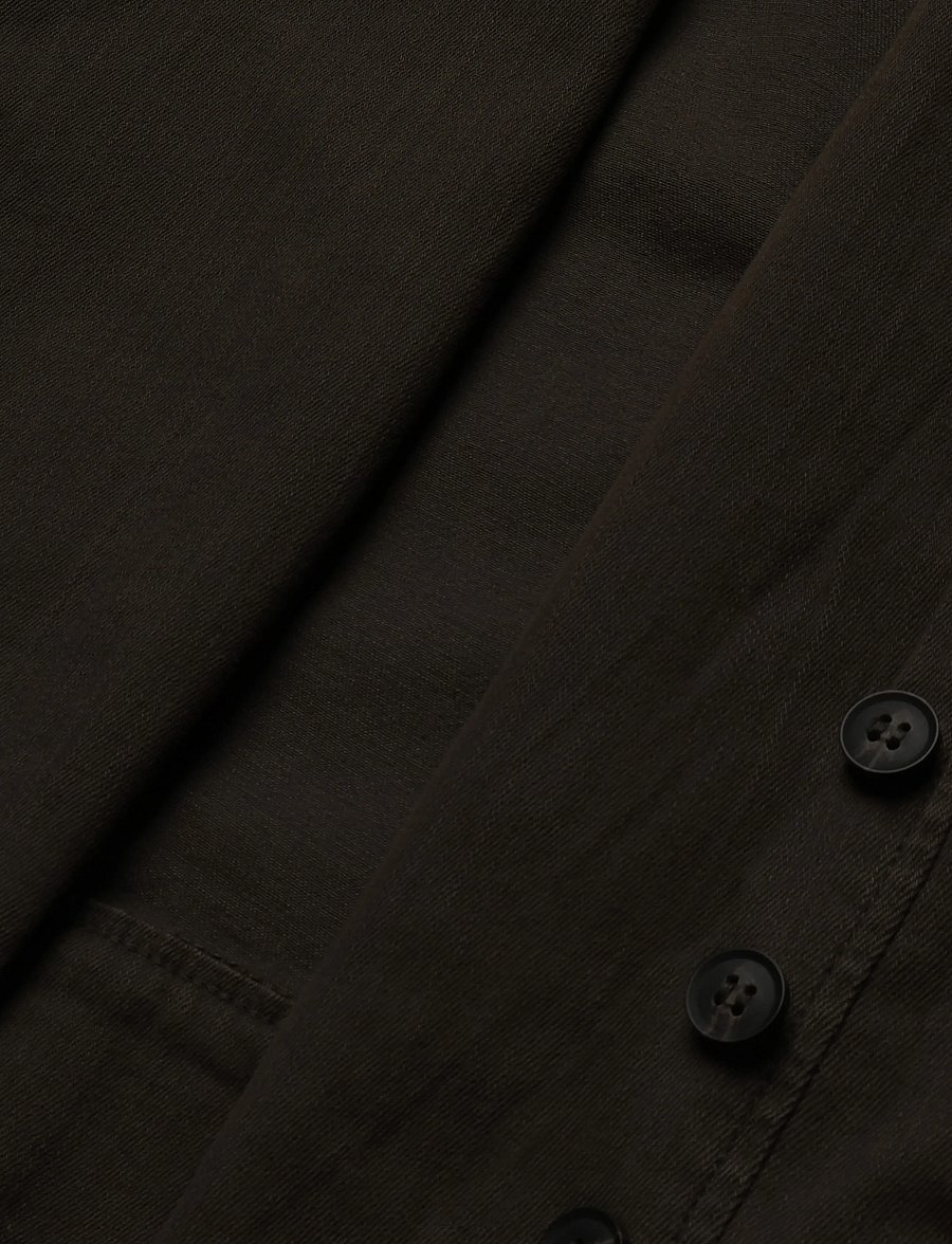 Weekday - Double breasted top jacket - tunna jackor - dark khaki green - 4