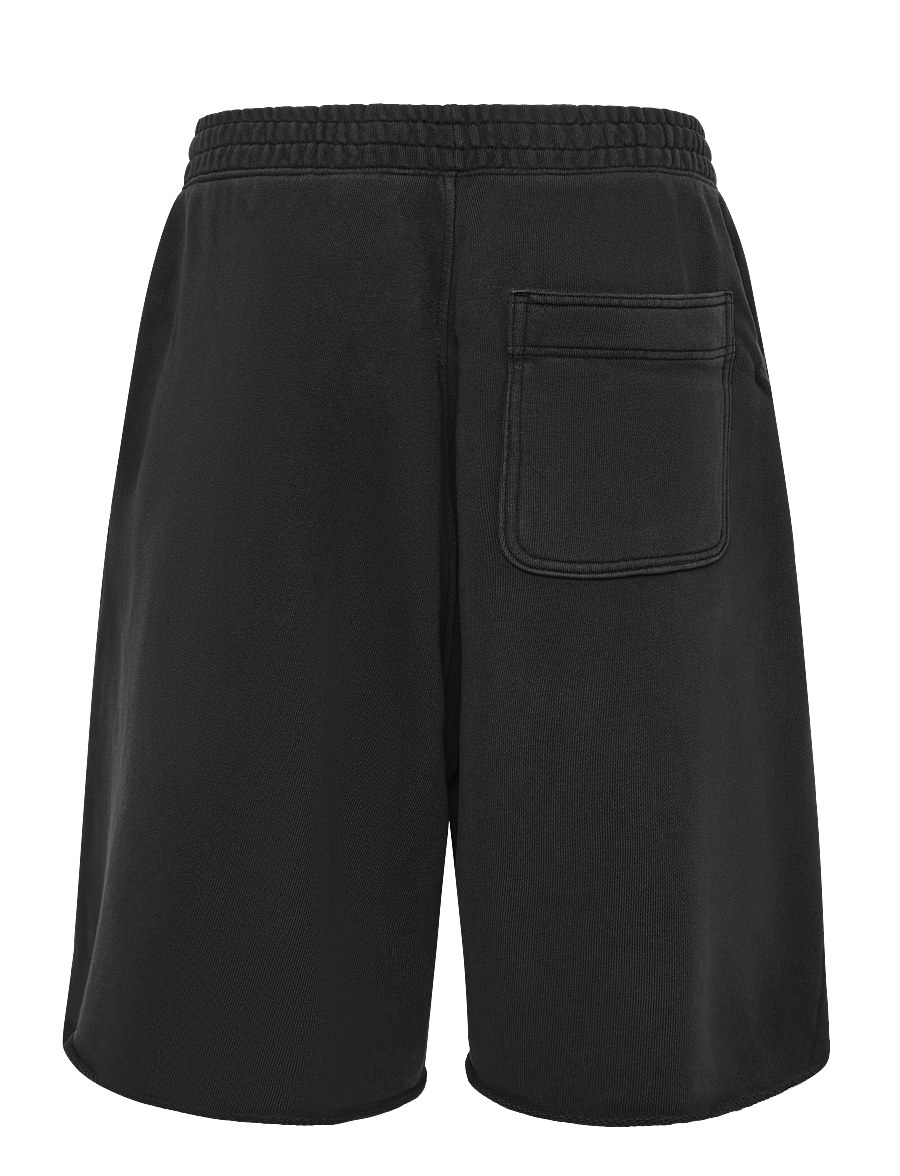 Weekday - Jersey Baggy Skate Shorts - sweat shorts - washed black - 1