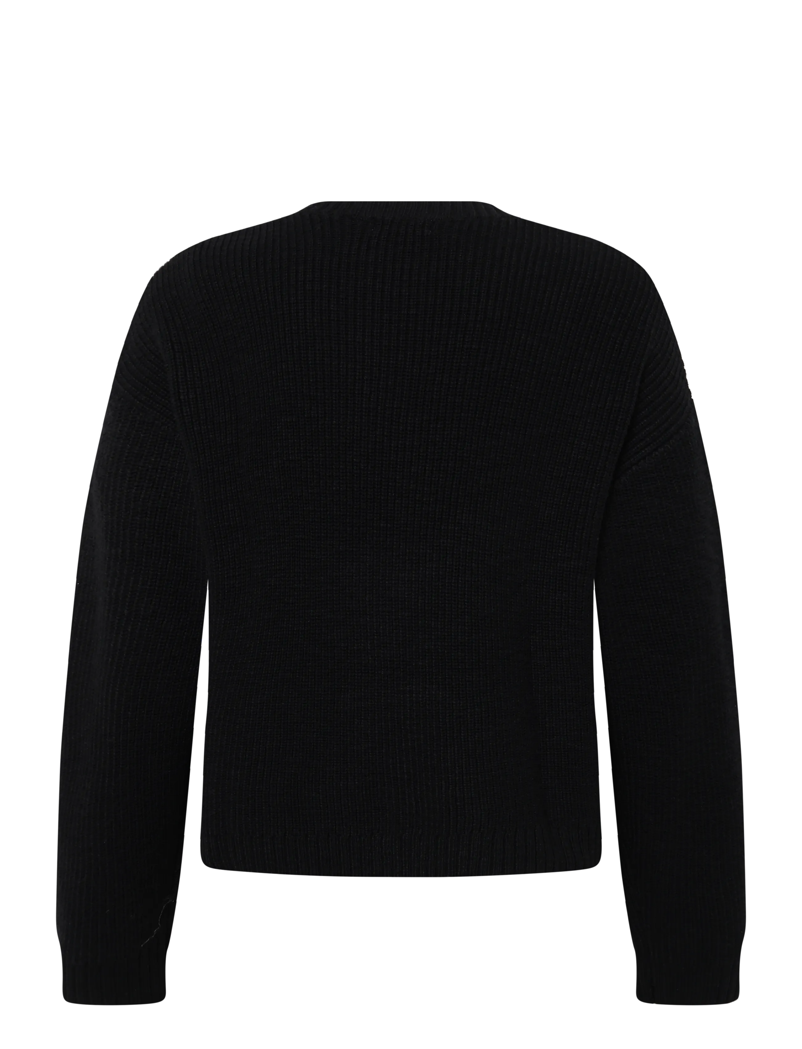 Weekday - Relaxed Cotton Jumper - rundhals - black - 1