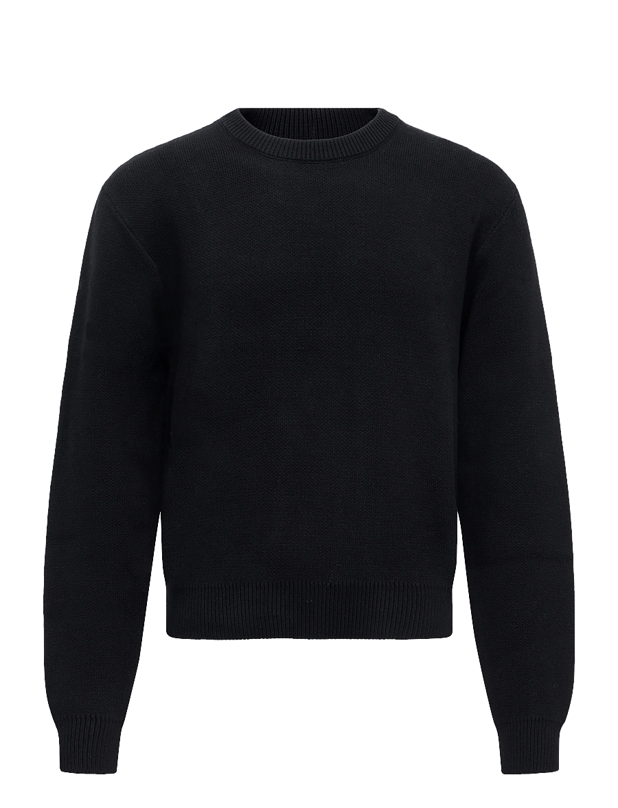 Weekday - Virgil Cotton Jumper - rund hals - black - 0