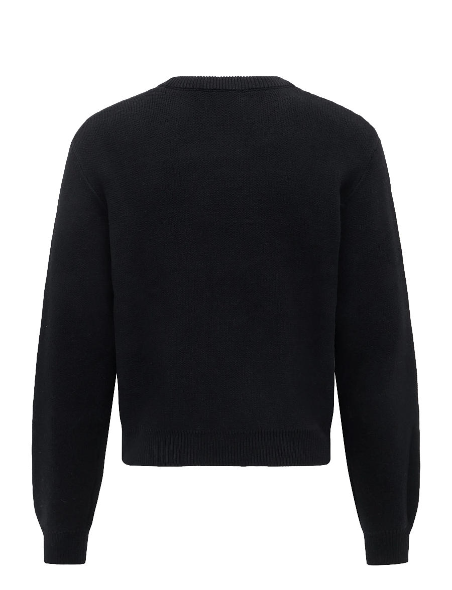 Weekday - Virgil Cotton Jumper - rund hals - black - 1