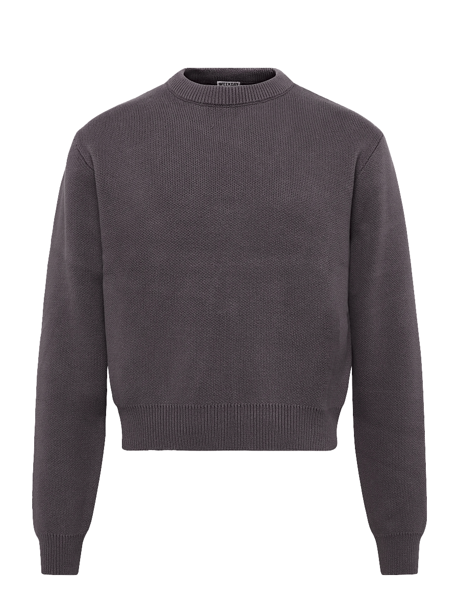 Weekday - Virgil Cotton Jumper - rundhals - dusty plum - 0