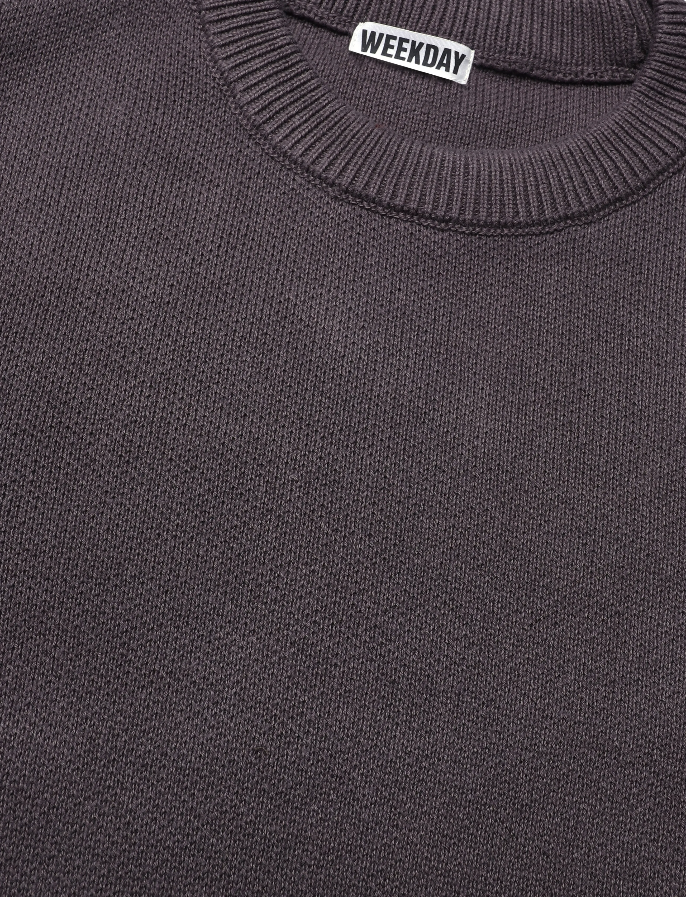 Weekday - Virgil Cotton Jumper - dusty plum - 2