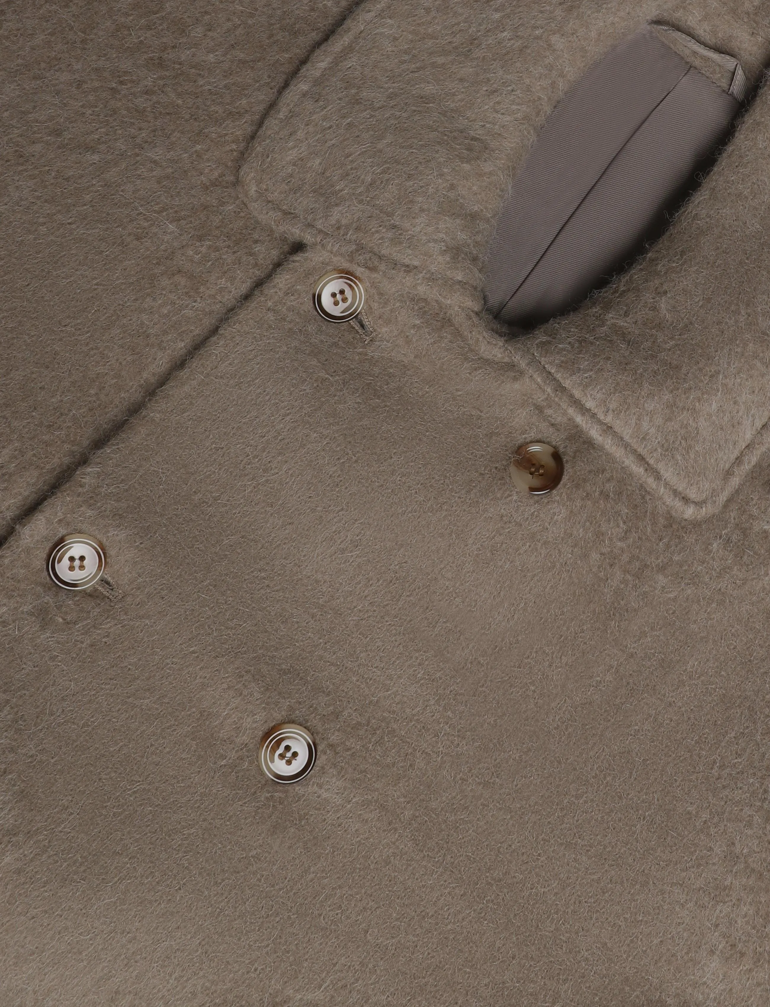 Weekday - Loop Premium Wool Coat - mole melange - 2