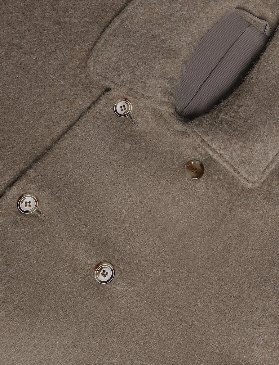 Weekday - Loop Premium Wool Coat - winterjacken - mole melange - 2