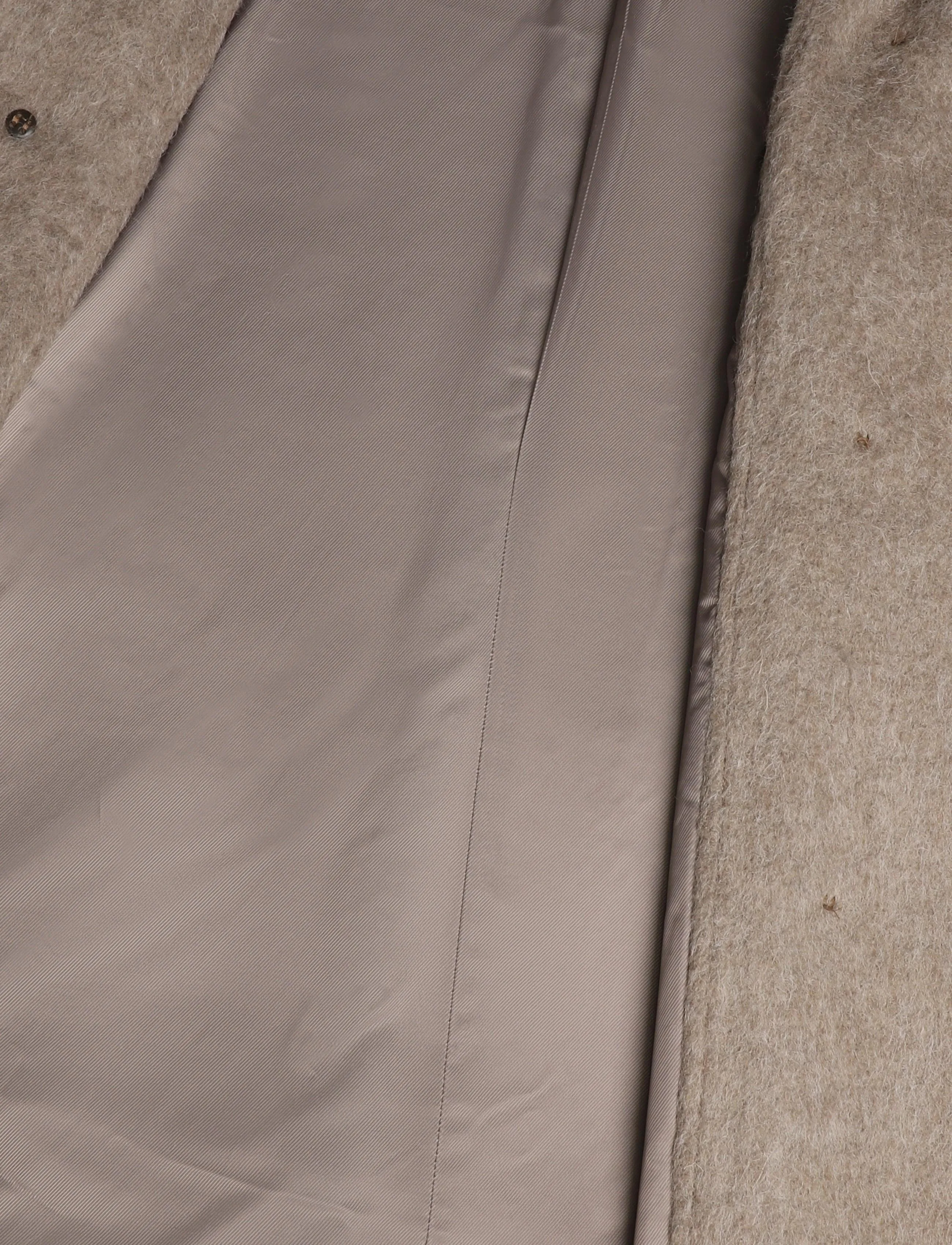 Weekday - Loop Premium Wool Coat - mole melange - 4