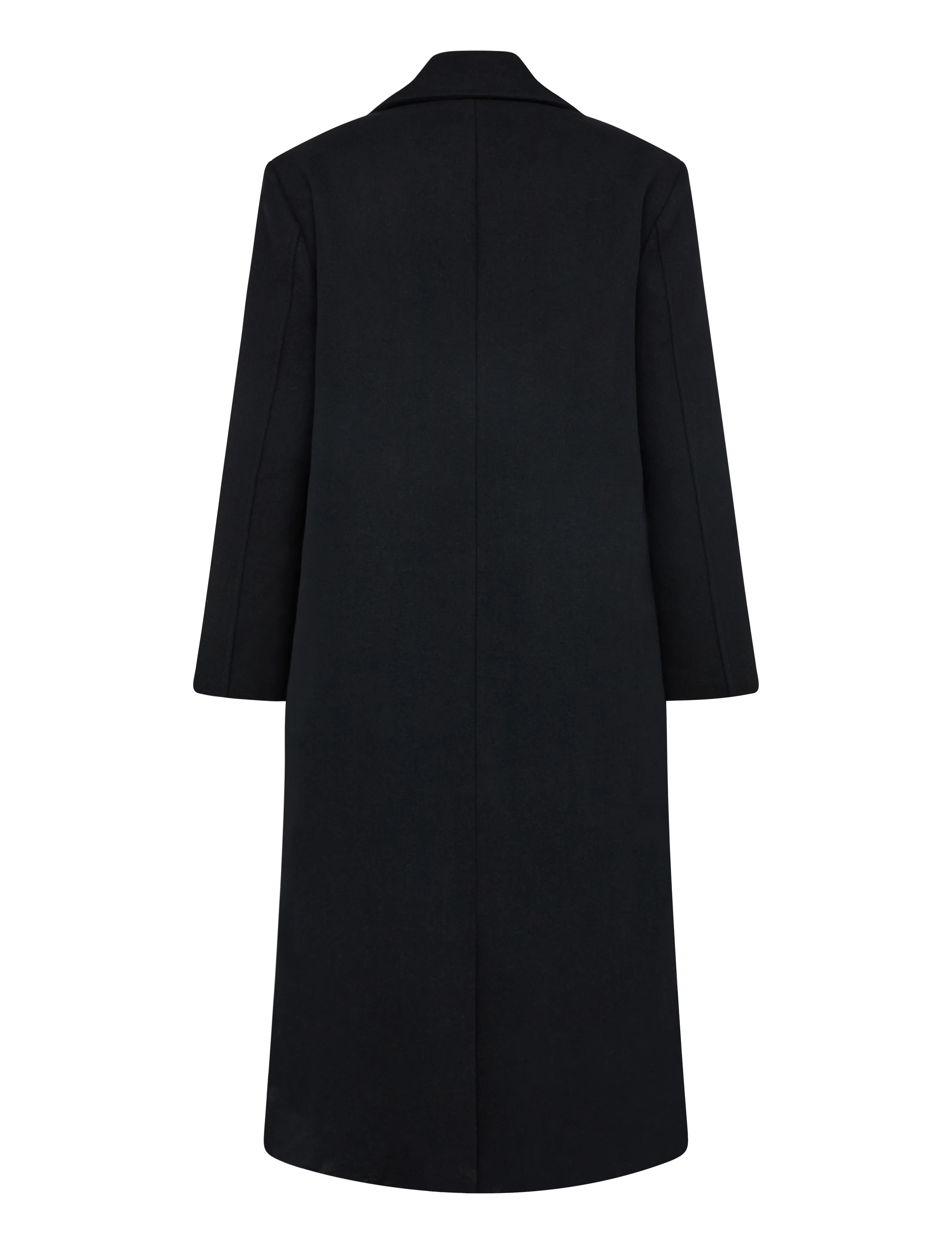 Weekday - Timothy Woolblend Coat - winterjacken - black - 1