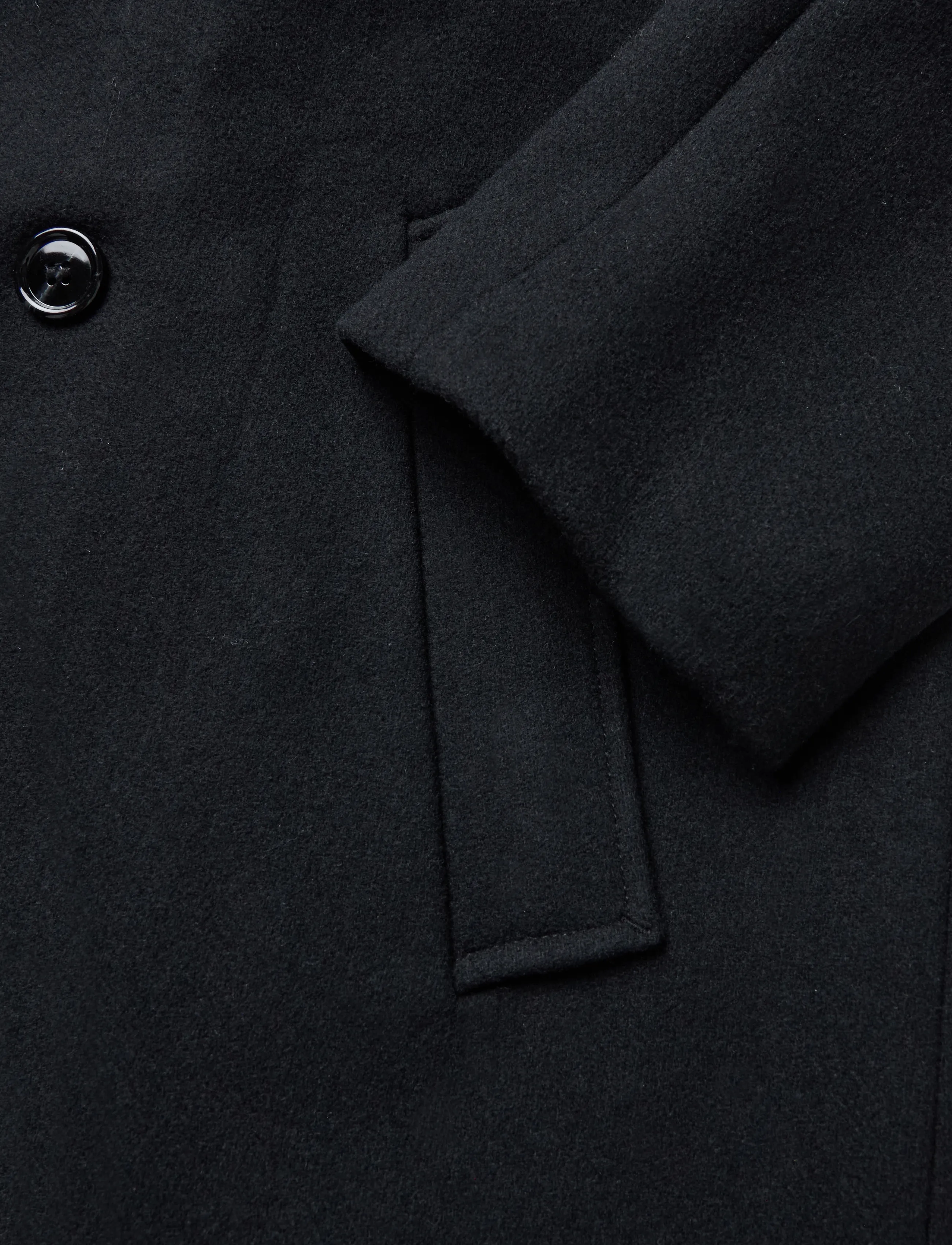 Weekday - Timothy Woolblend Coat - winterjacken - black - 3