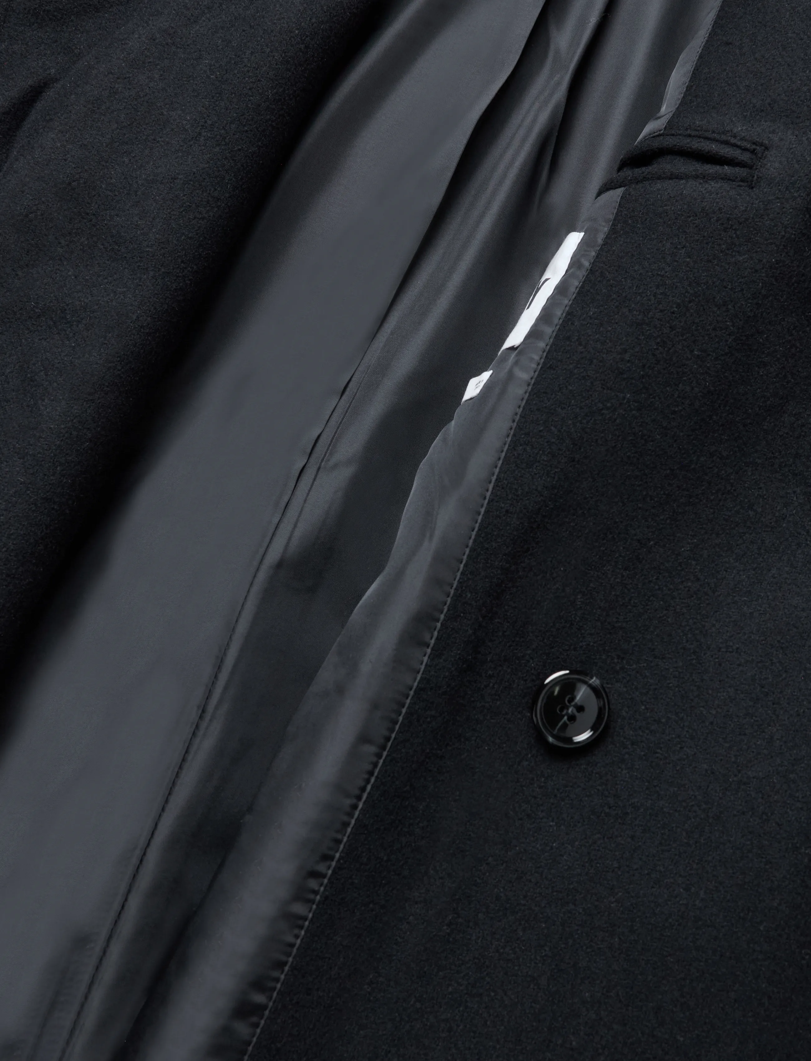 Weekday - Timothy Woolblend Coat - winterjacken - black - 4