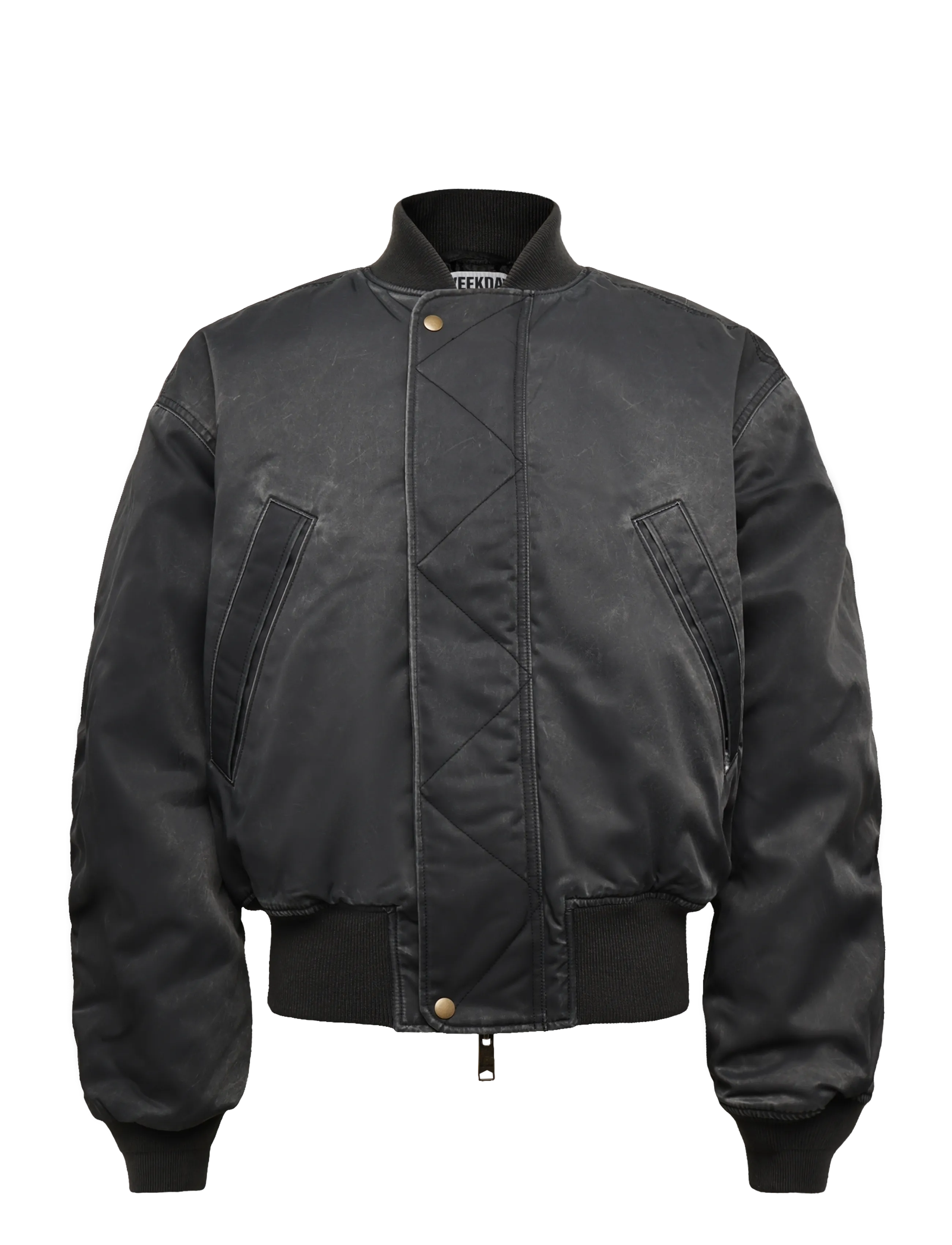 Weekday Bomber Jacket - Clothing - BLACK WASH / black