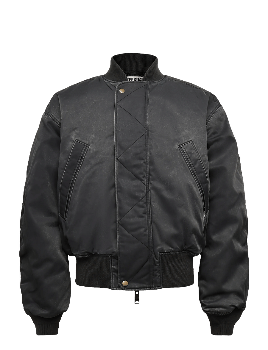 Weekday - Bomber Jacket - fall jackets - black wash - 0