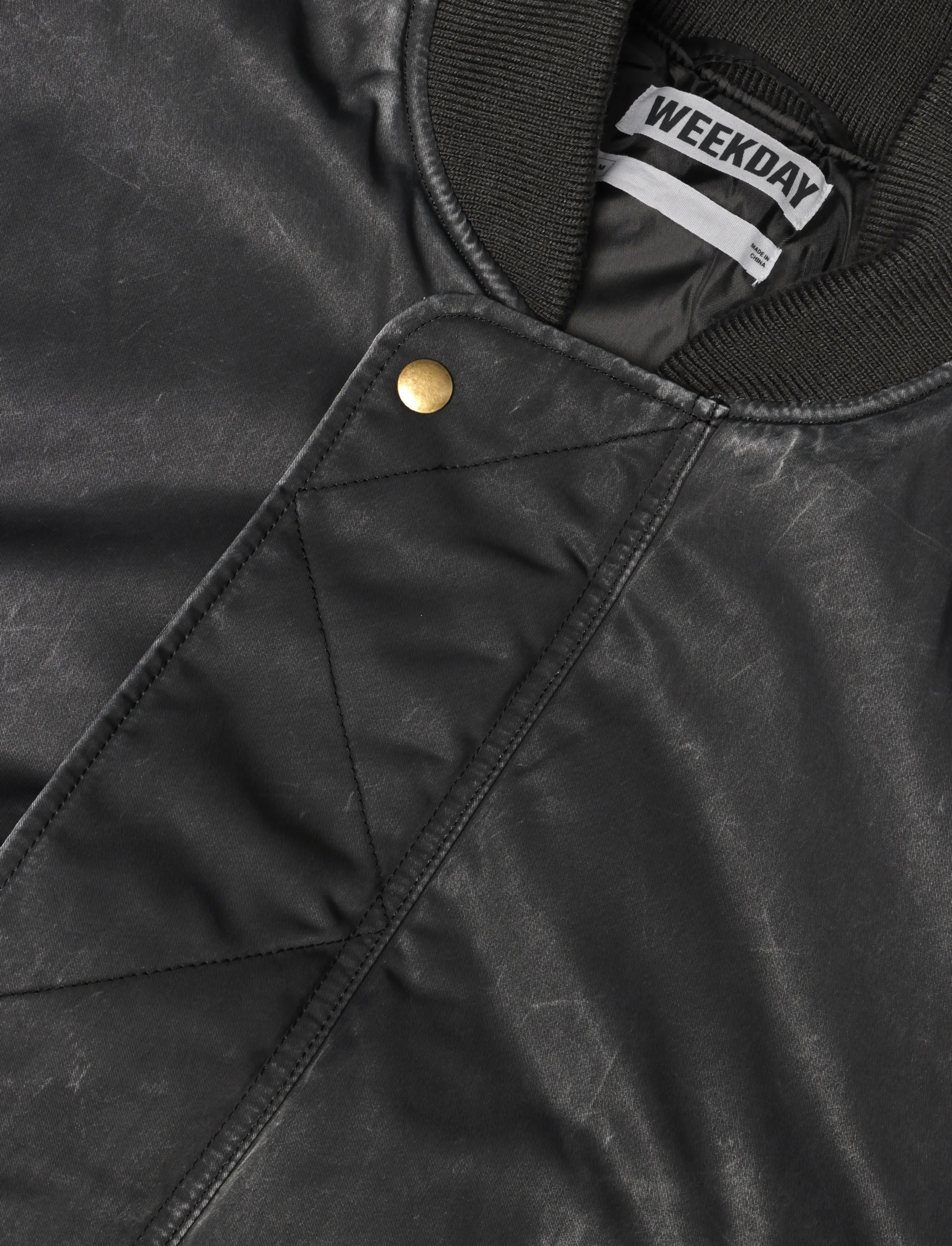 Weekday - Bomber Jacket - fall jackets - black wash - 2