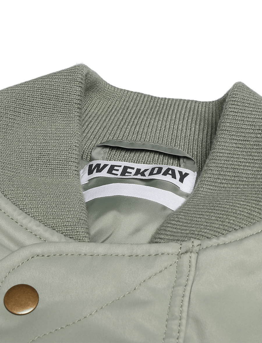 Weekday - Bomber Jacket - sügisjoped - khaki wash - 2