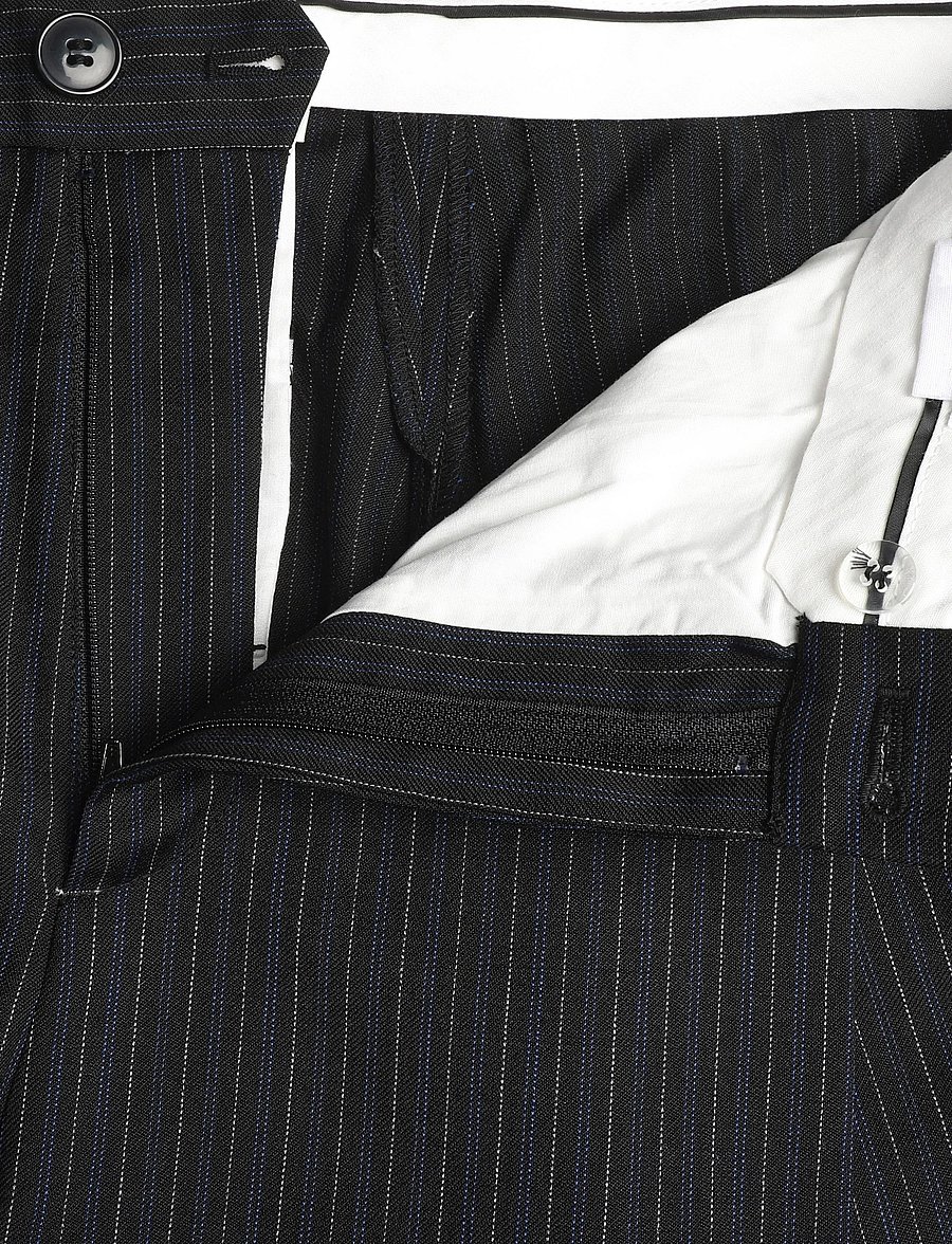 Weekday - Premium Suiting Trousers - anzugshosen - black stripe - 2