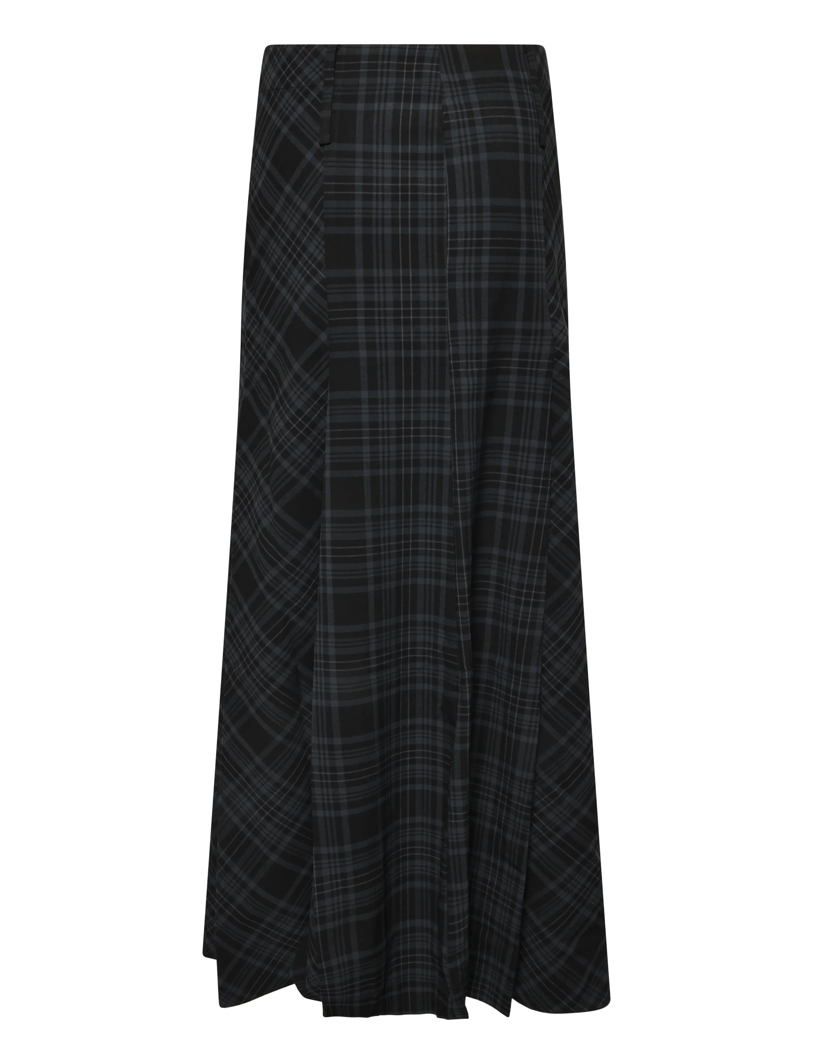 Weekday - Noelle long skirt - maxi nederdele - black/navy check - 2