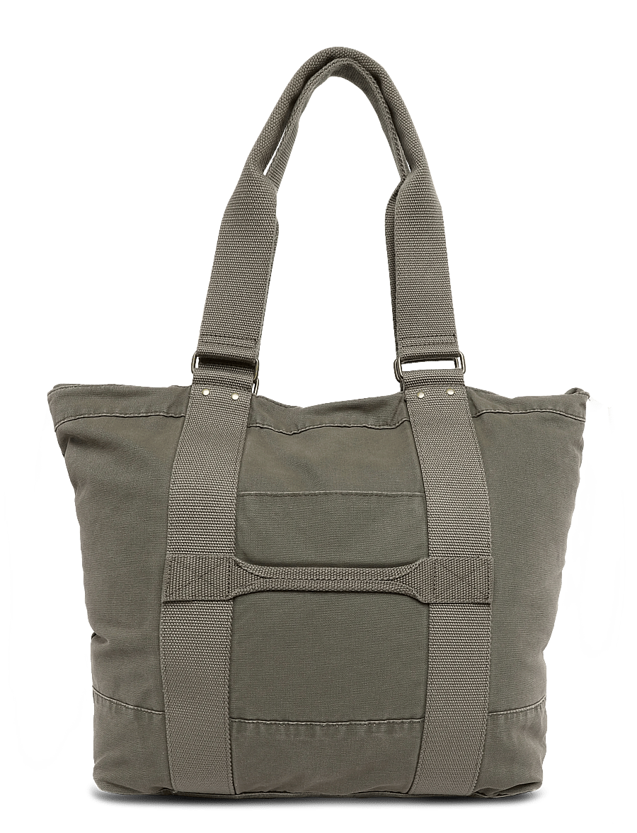 Weekday - Parker Large Tote Bag - totes - khaki green - 0