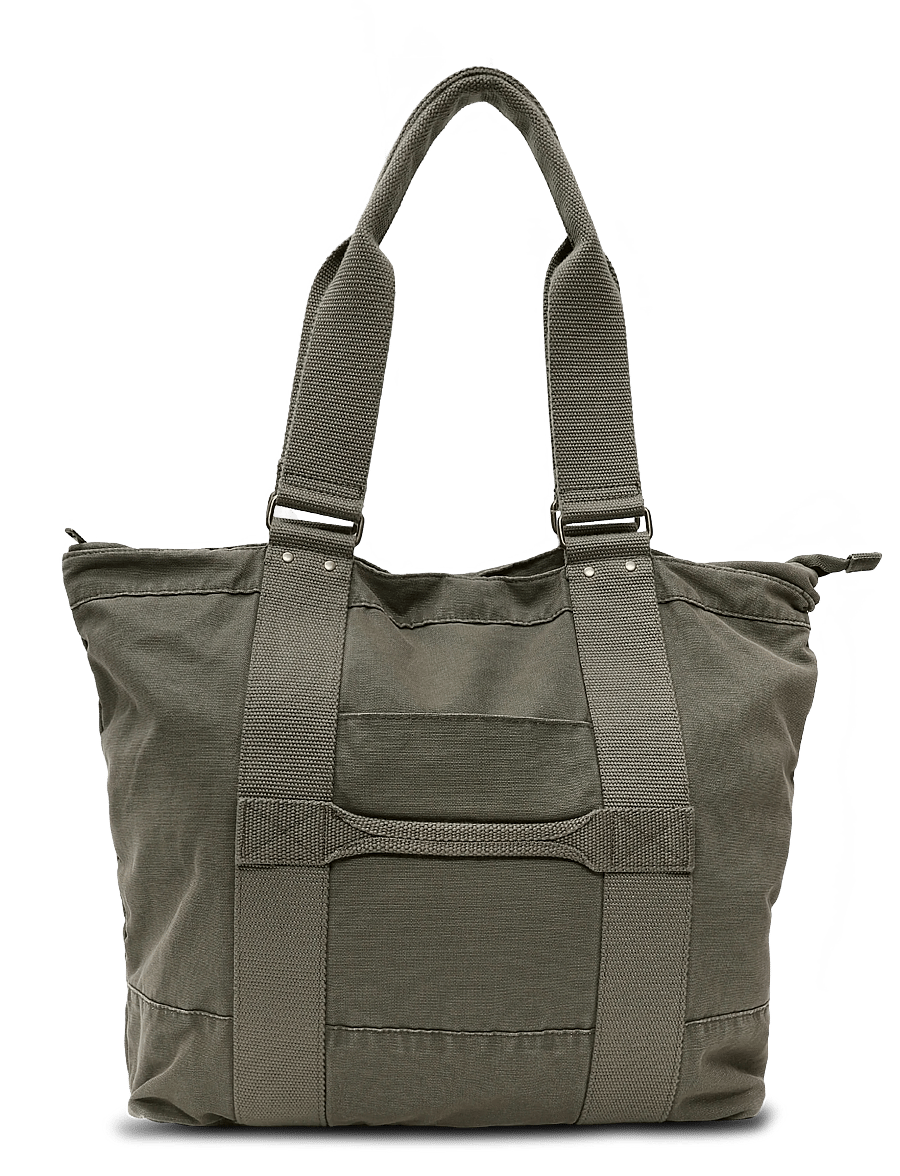 Weekday - Parker Large Tote Bag - totes - khaki green - 1