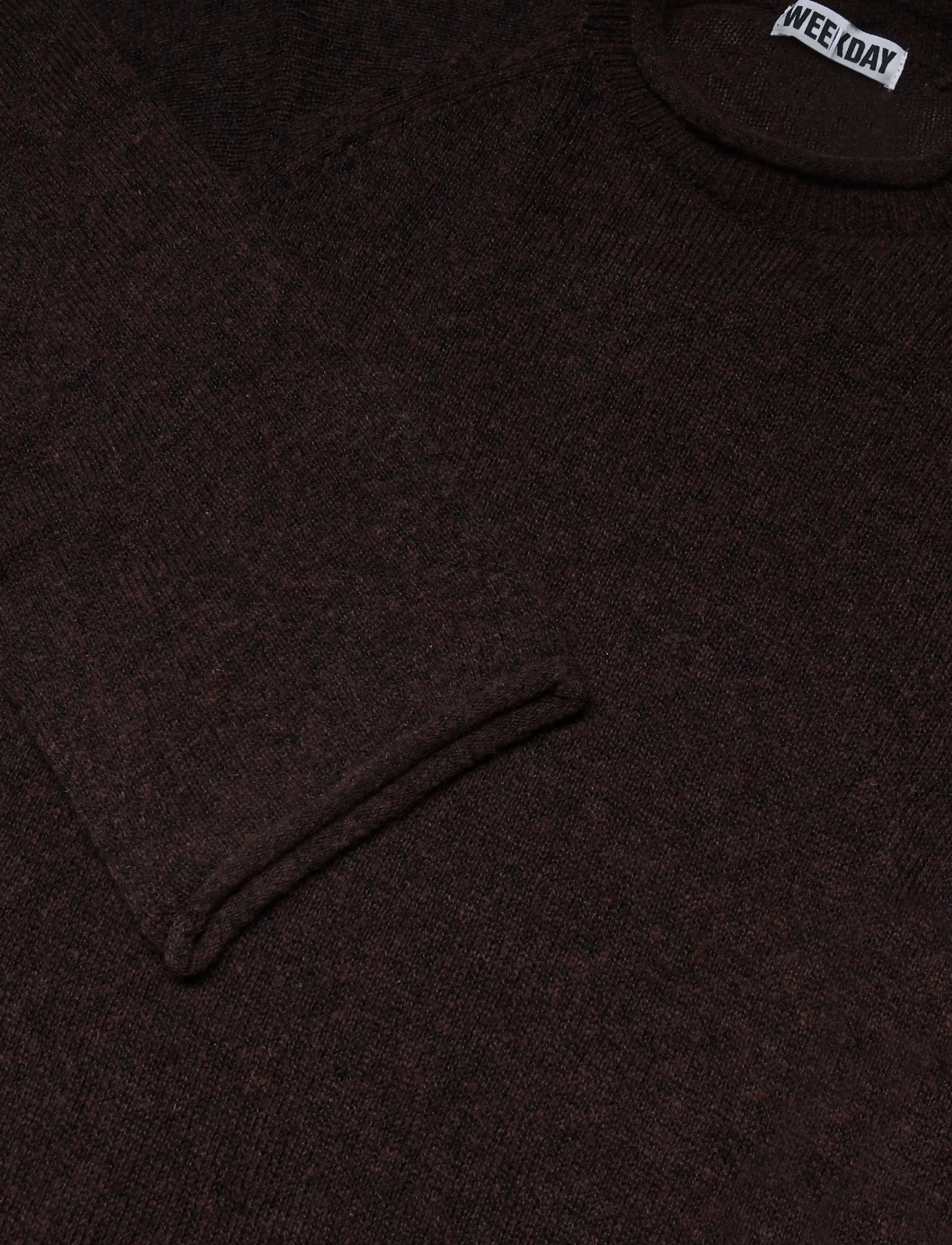 Weekday - Ria Jumper - stickade tröjor - dark brown - 2