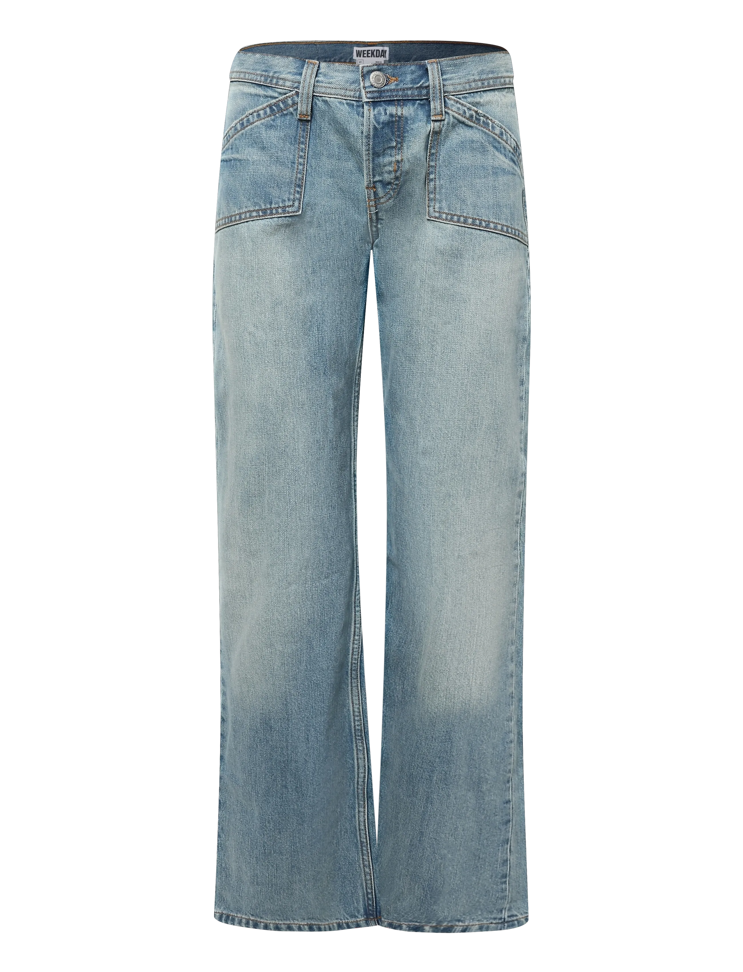 Weekday - Aster Bootcut pocket - bootcut jeans - costal blue - 1