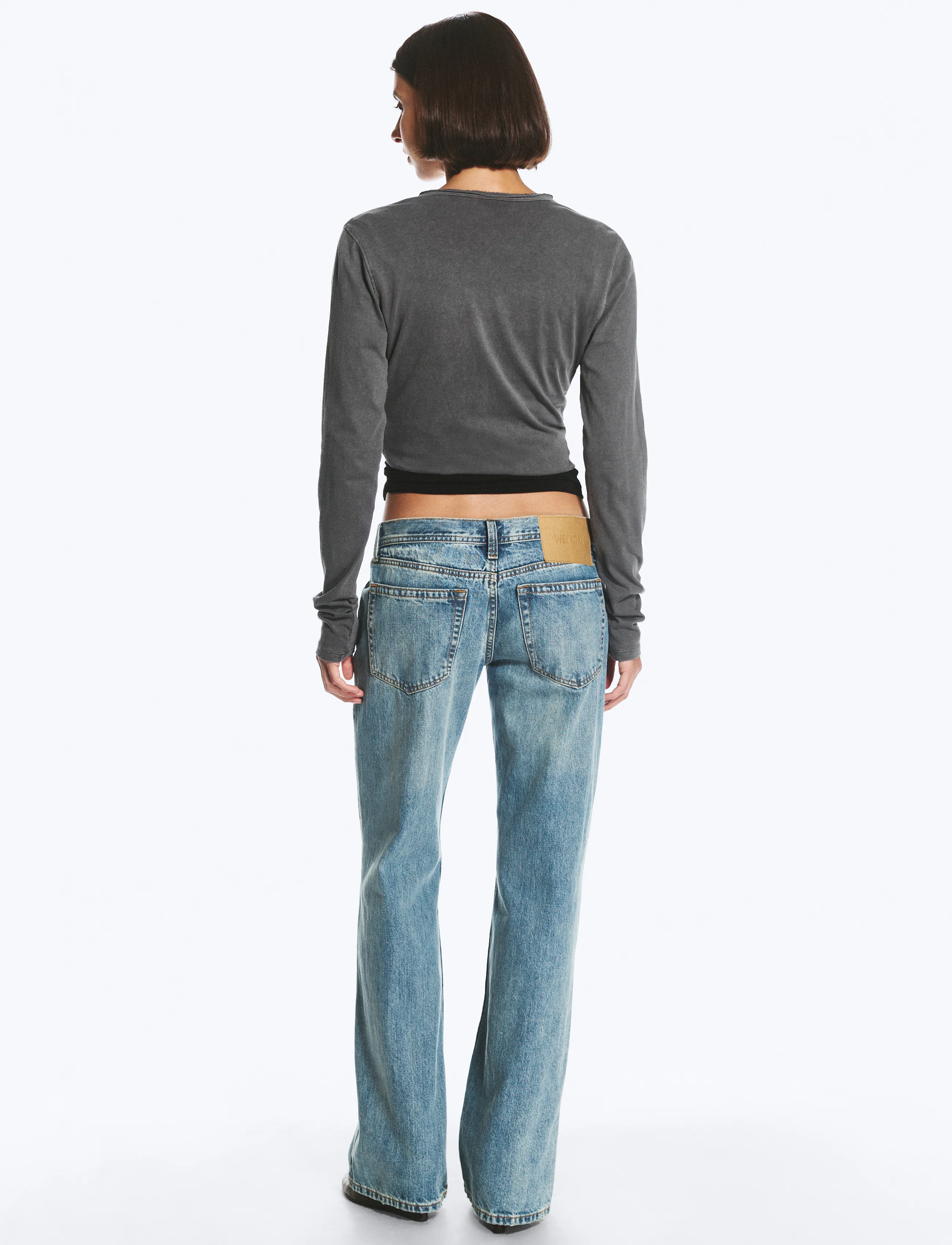 Weekday - Aster Bootcut pocket - bootcut jeans - costal blue - 5