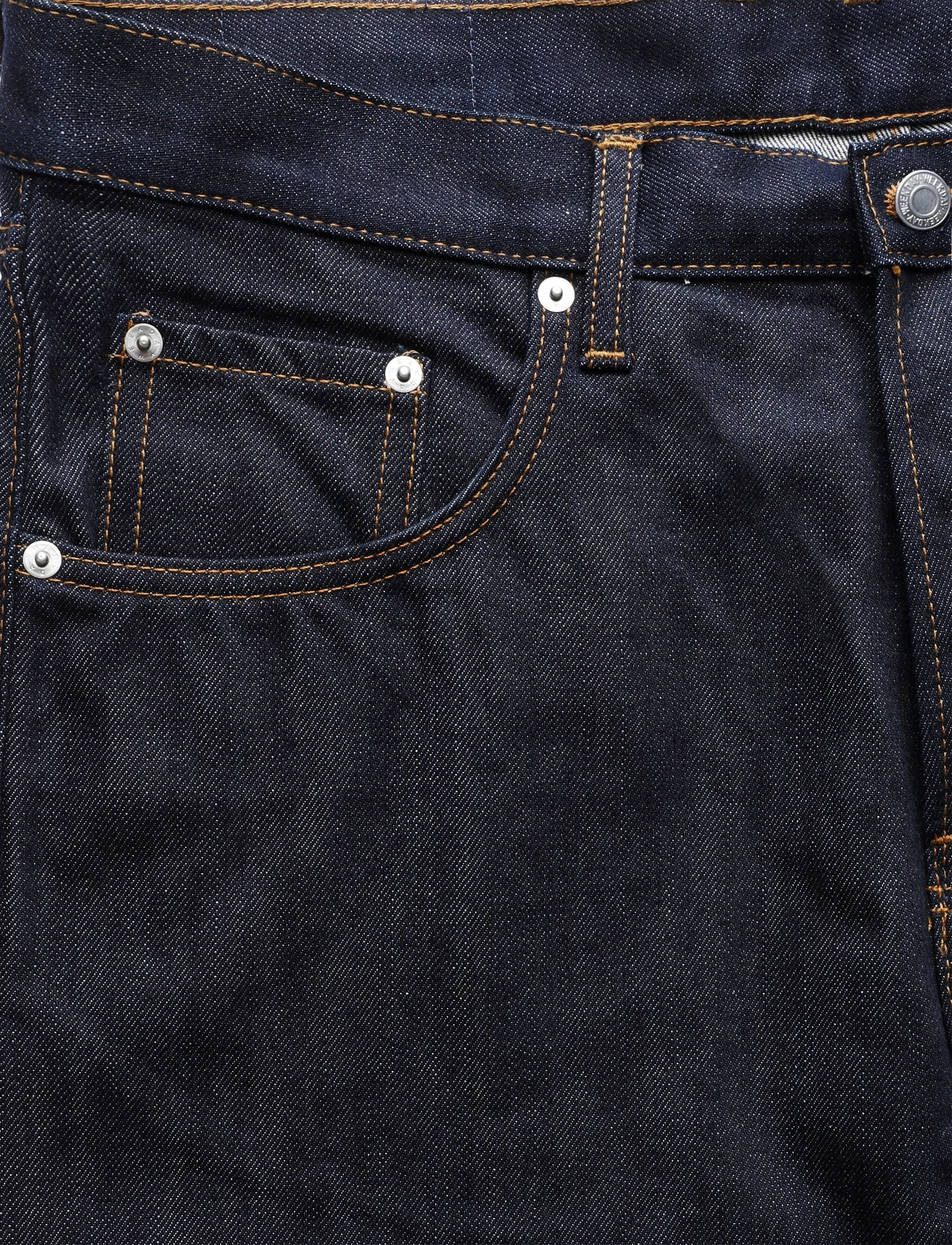Weekday - Solar Fold Up Regular Loose Wide Unisex Jeans - resin blue rinse - 2