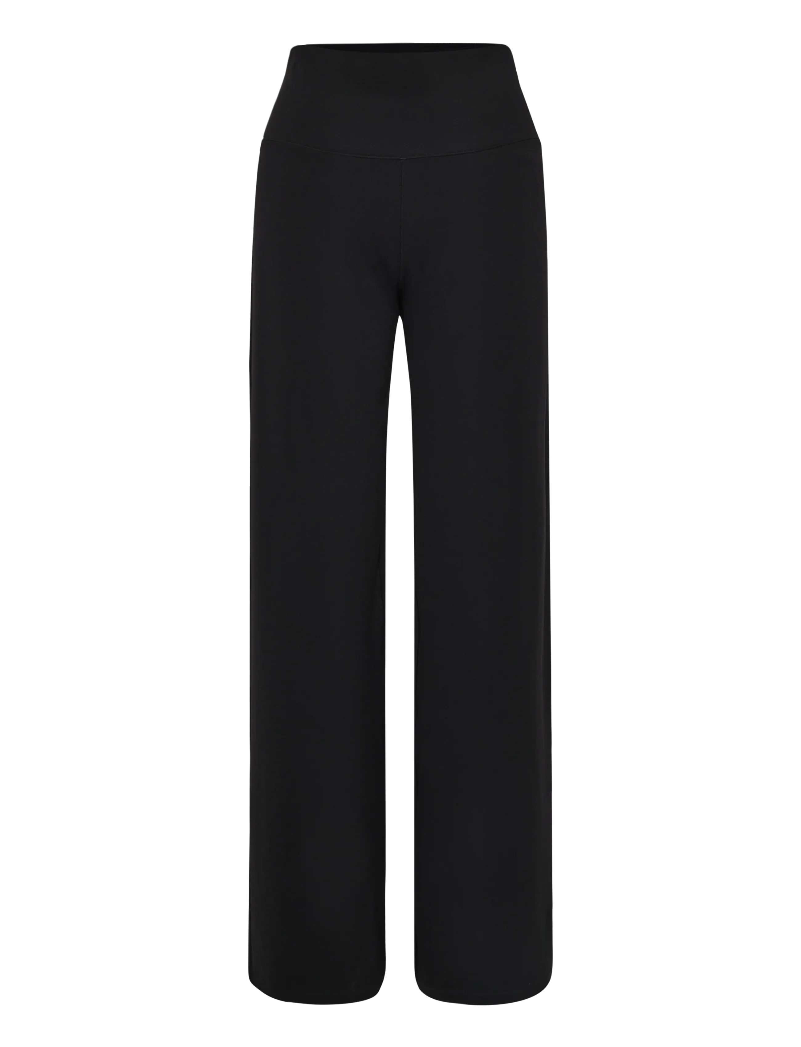 Weekday Relaxed Sports Trousers - Wide leg trousers - BLACK / black